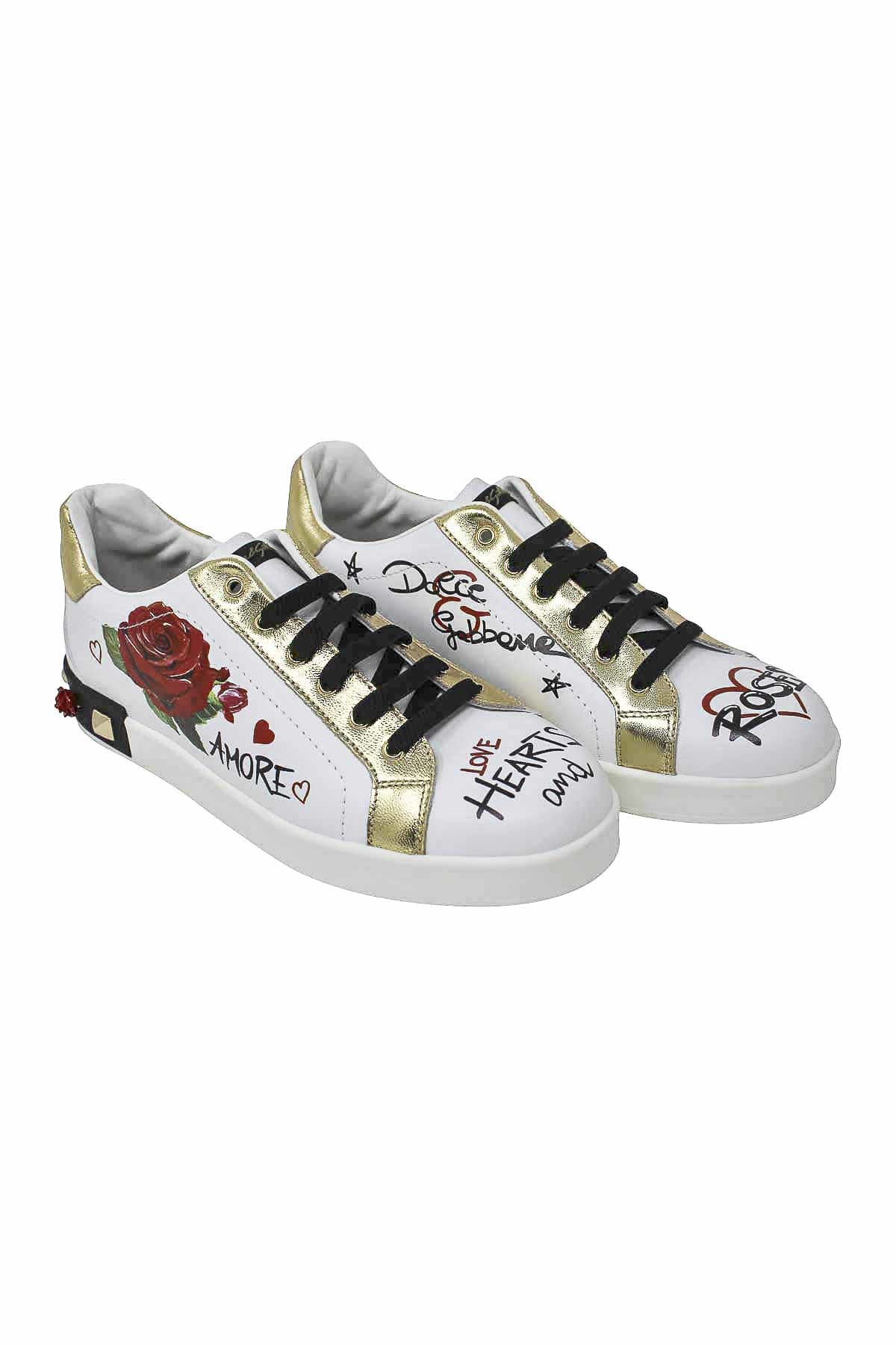dolce gabbana white sneakers