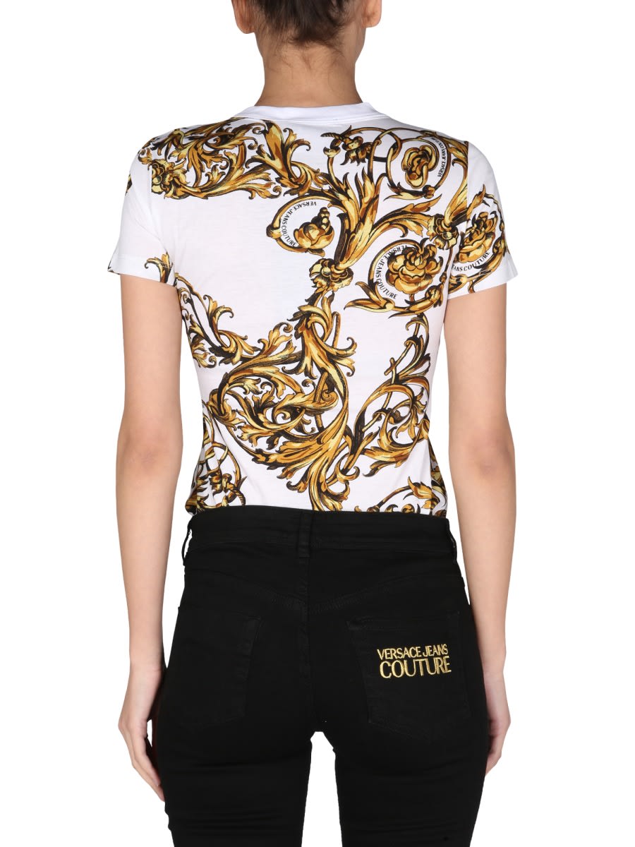 Versace Jeans Couture Regalia Baroque T-shirt In White