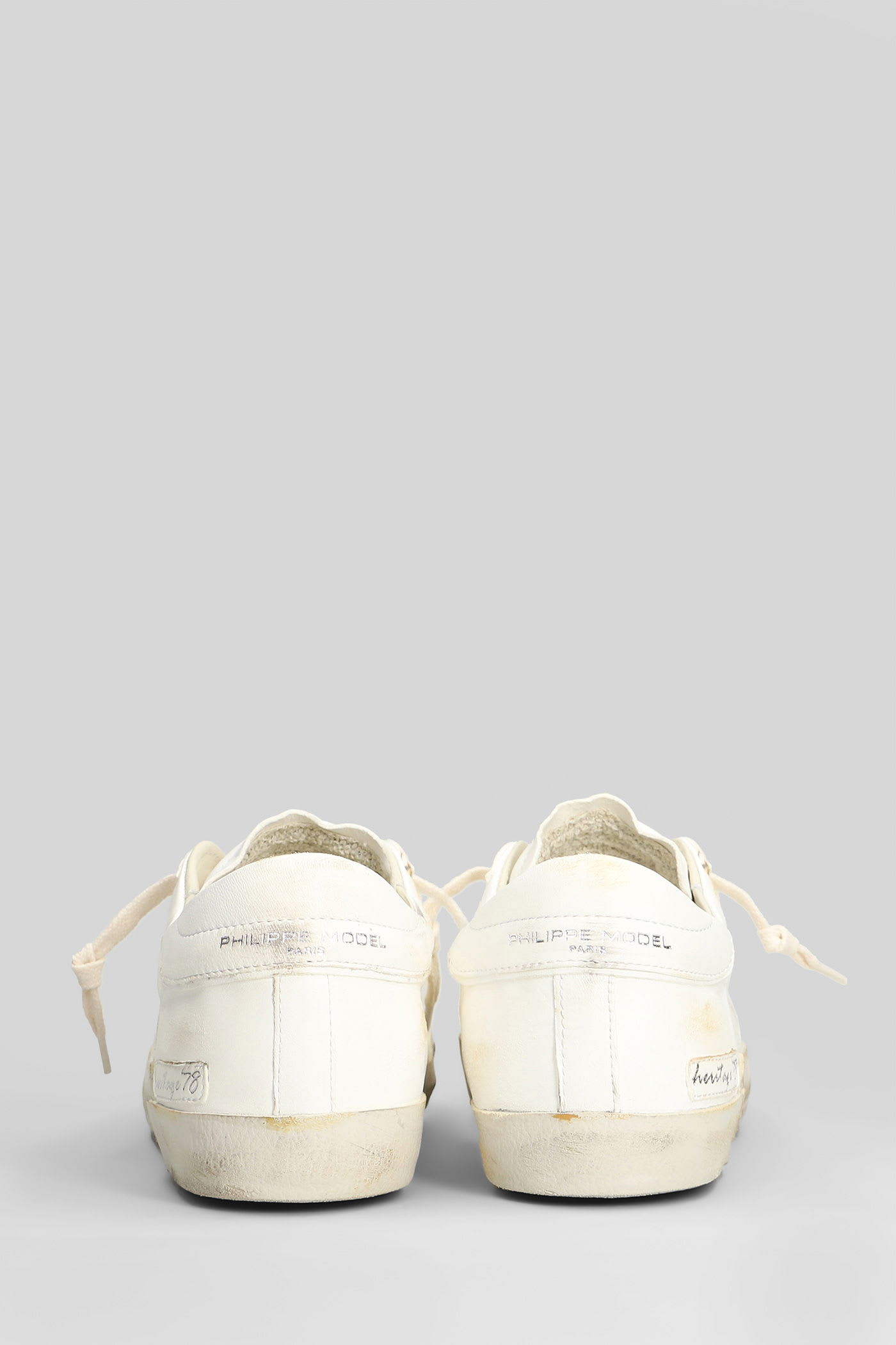 Philippe Model Sneakers Prsx Low Man Vintage Blanc In White