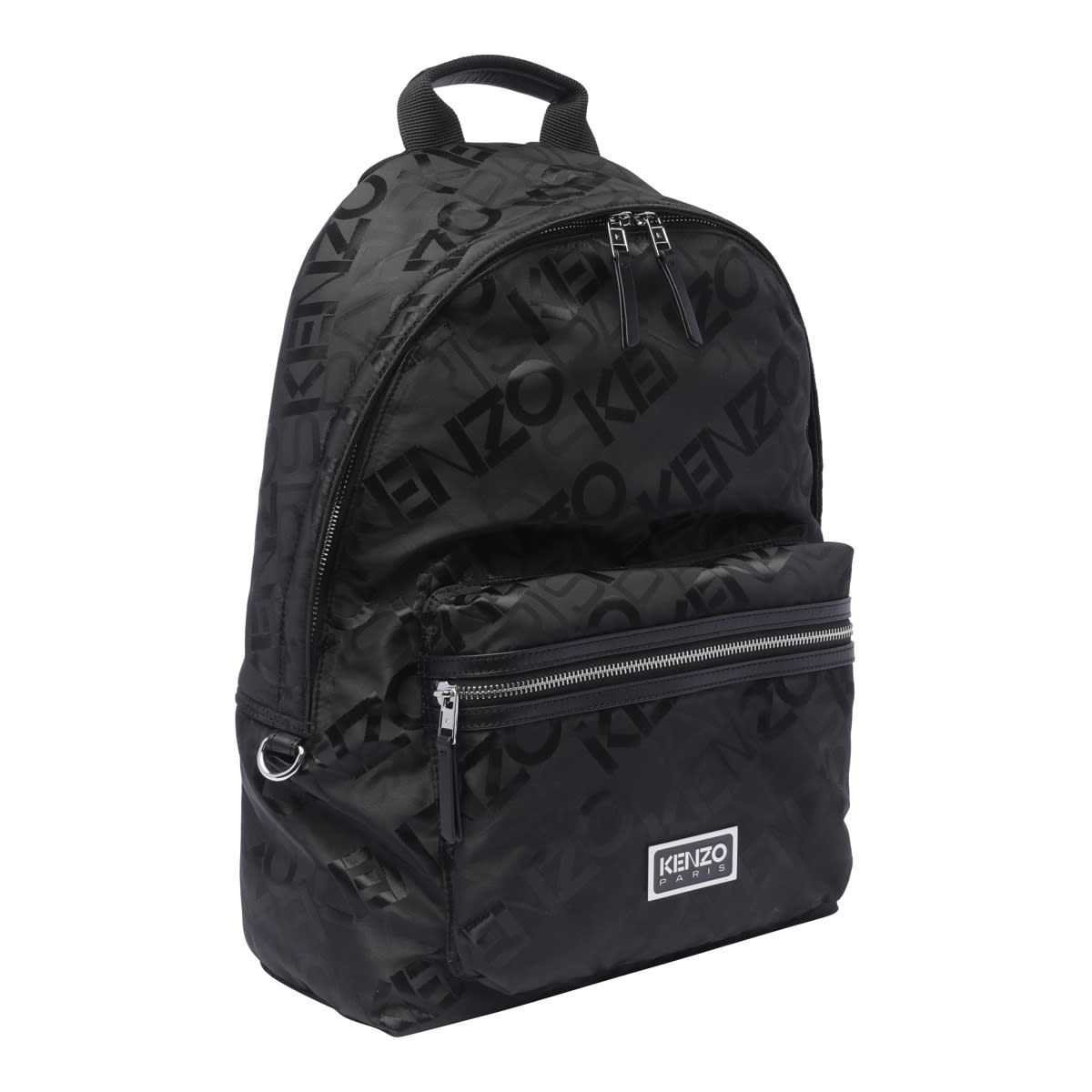 Shop Kenzo Monogram Backpack  In Black