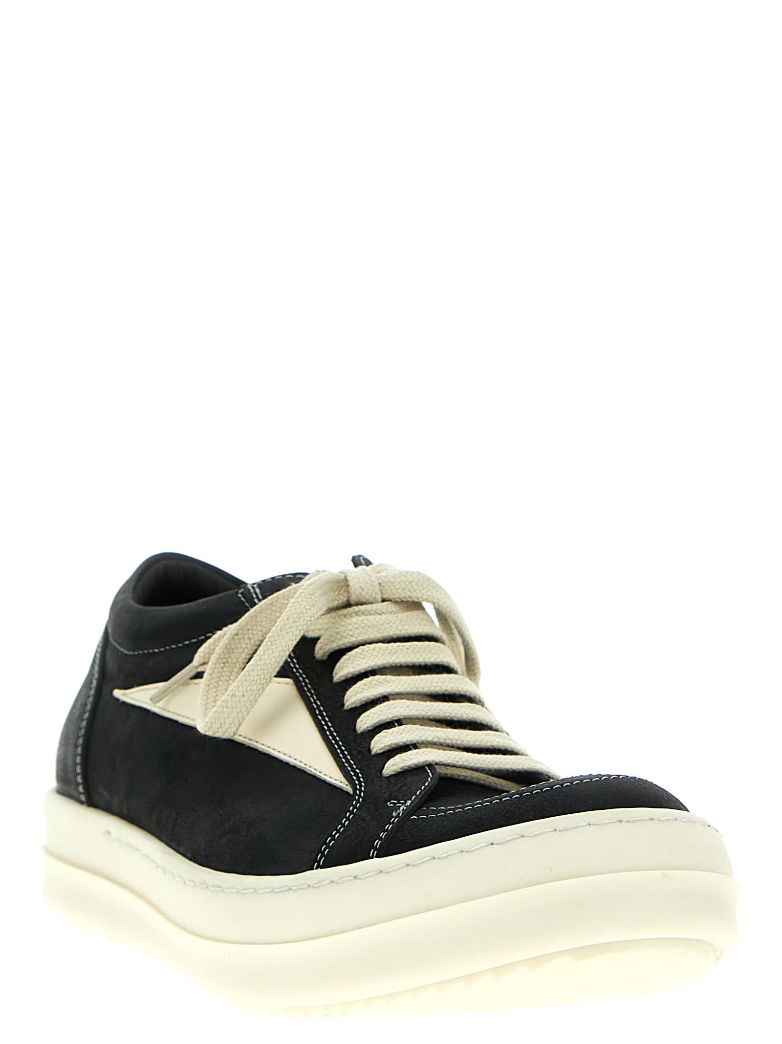 Shop Rick Owens Vintage Sneaks Sneakers In Black