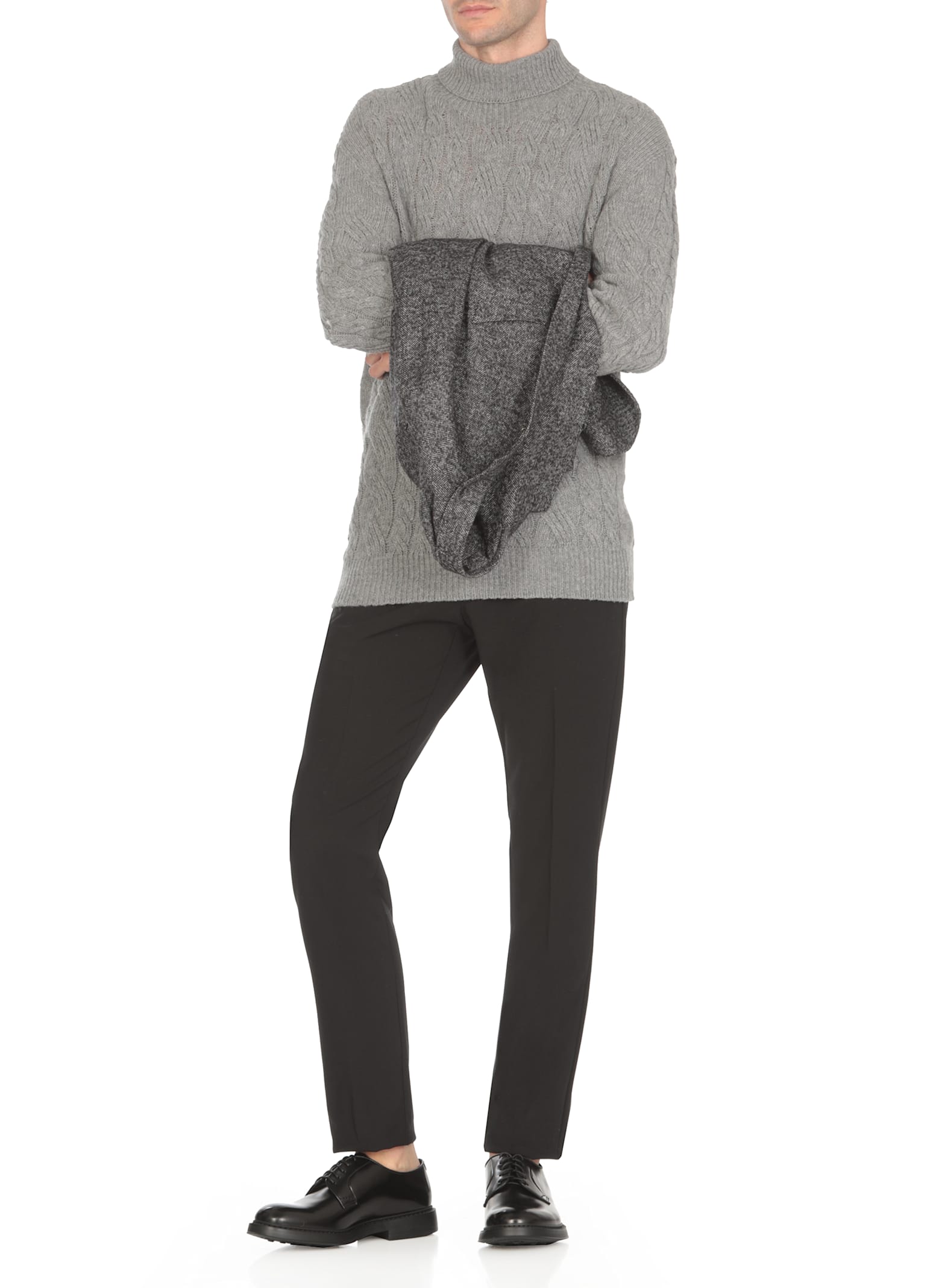 Shop Tagliatore Zermat Sweater In Grey