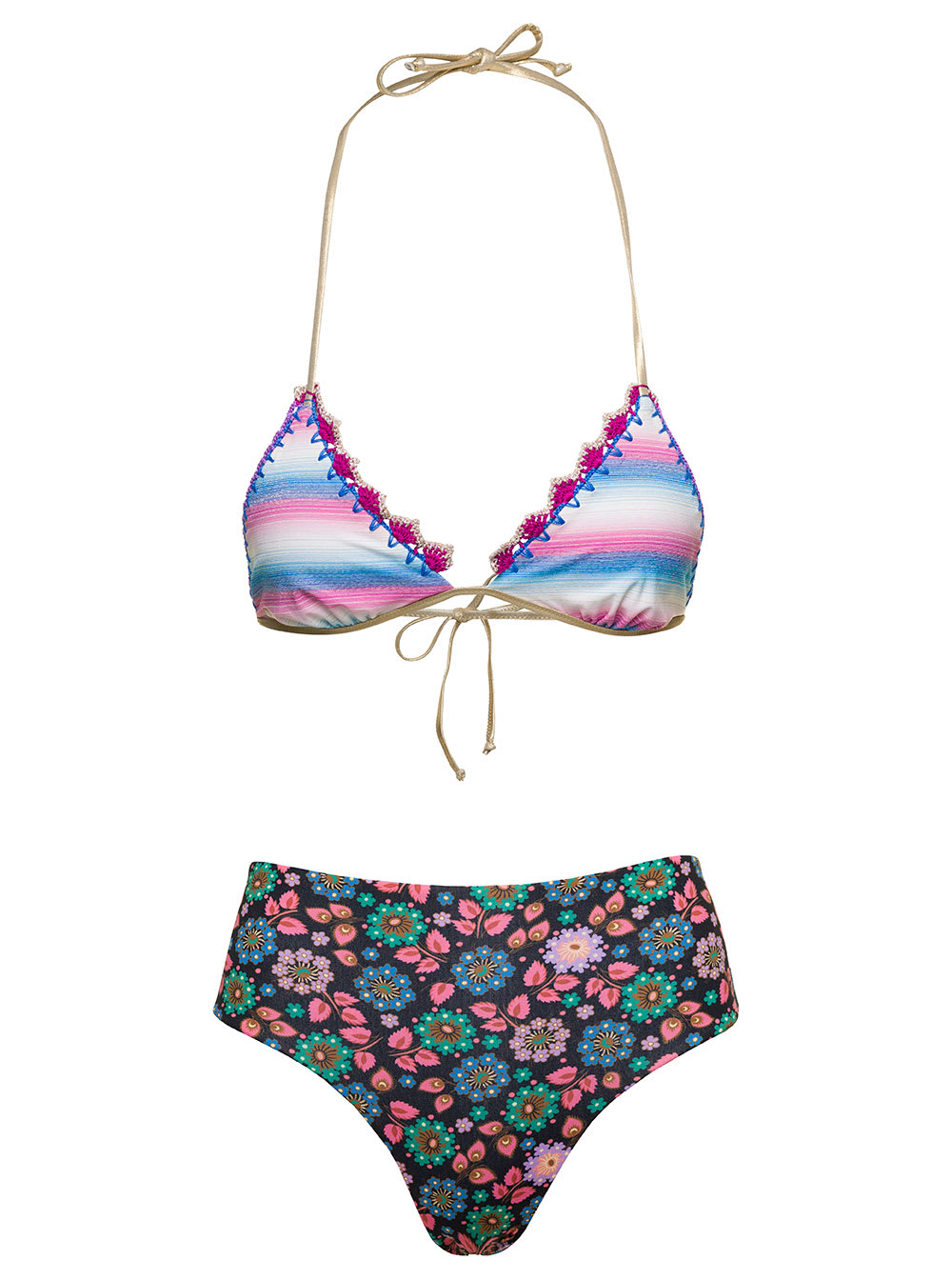 Anjuna doris Multicolor Reversible Two-piece Swimsuit With Graphic Print Woman
