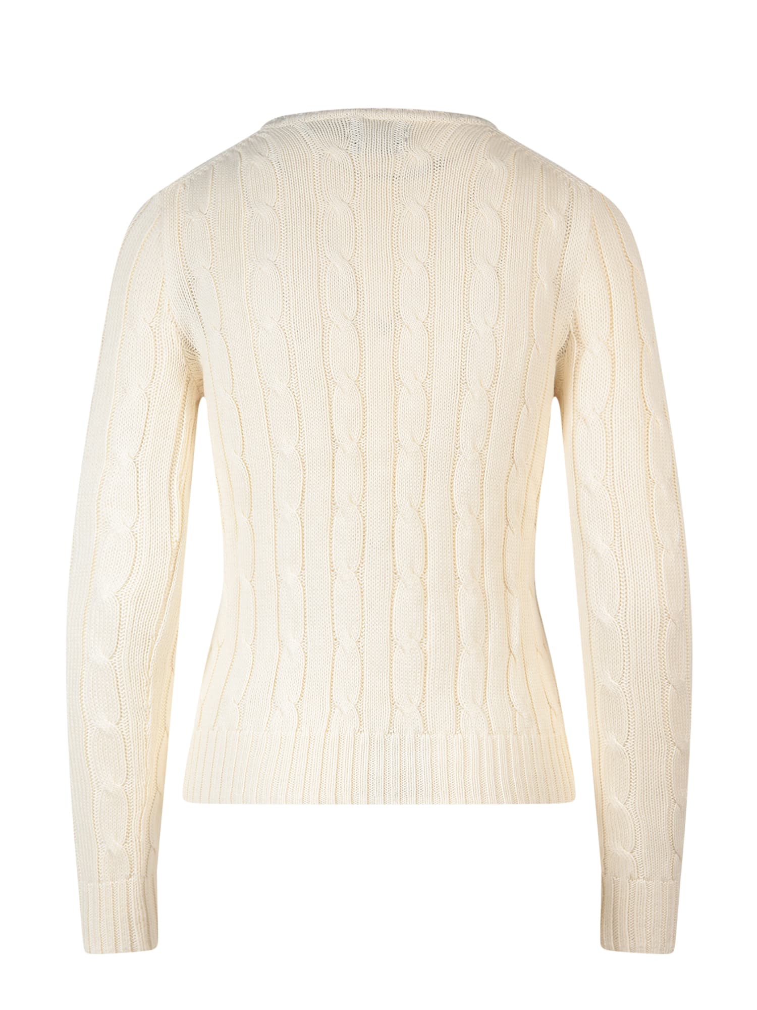Shop Ralph Lauren Sweater In Cream