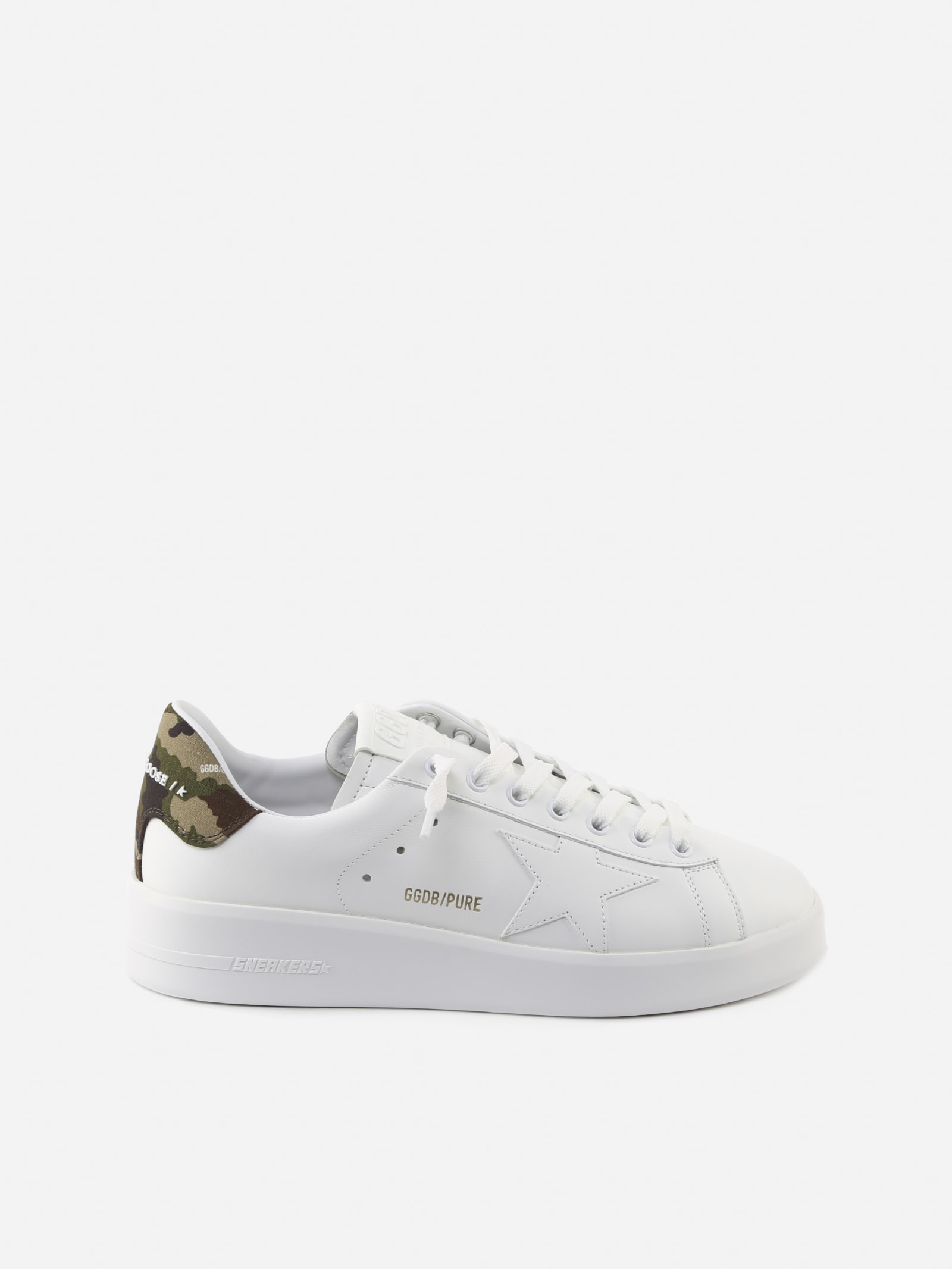 Golden Goose Purestar Sneakers With Camouflage Detail On The Back