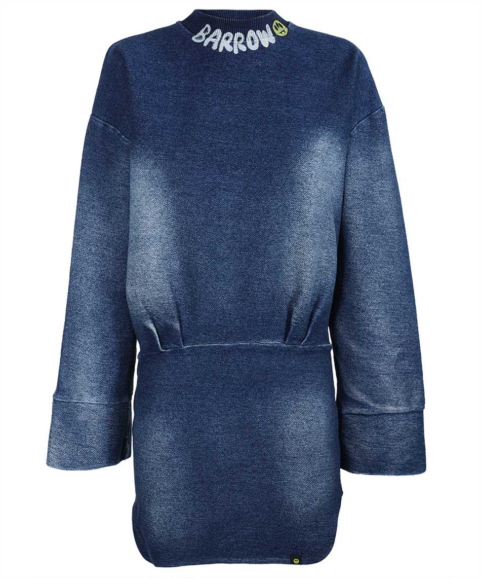 Barrow Cotton Mini-dress In Blue