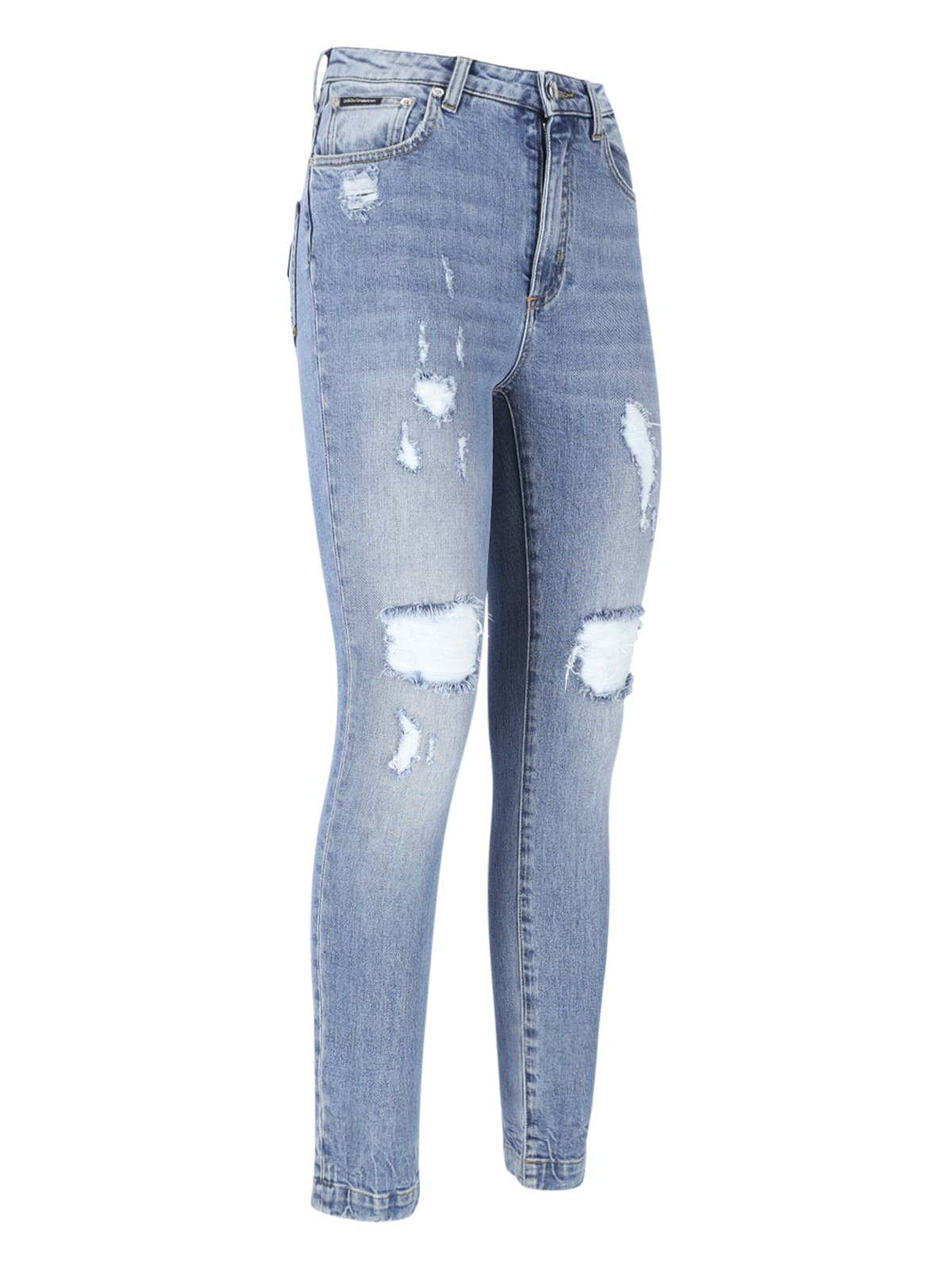 Dolce & Gabbana Audrey Jeans Blue In Blue