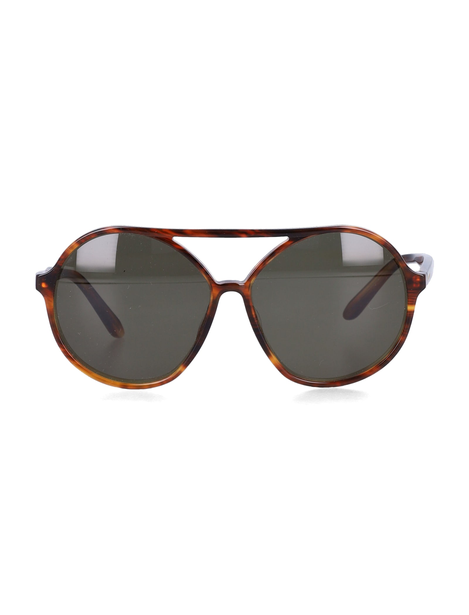 Valentino Garavani Tortoiseshell Aviator Sunglasses In Brown