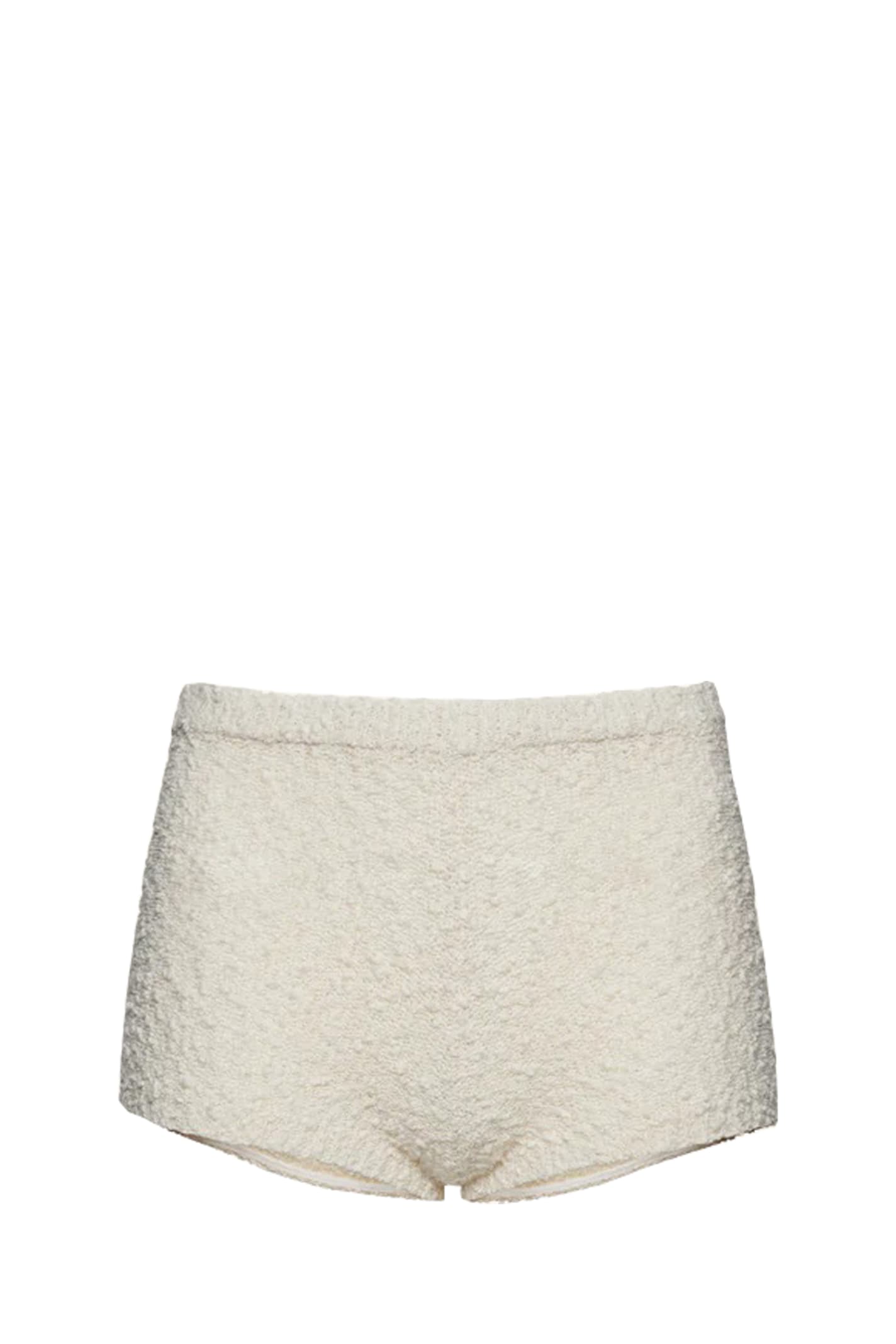 Shop Magda Butrym Shorts In White
