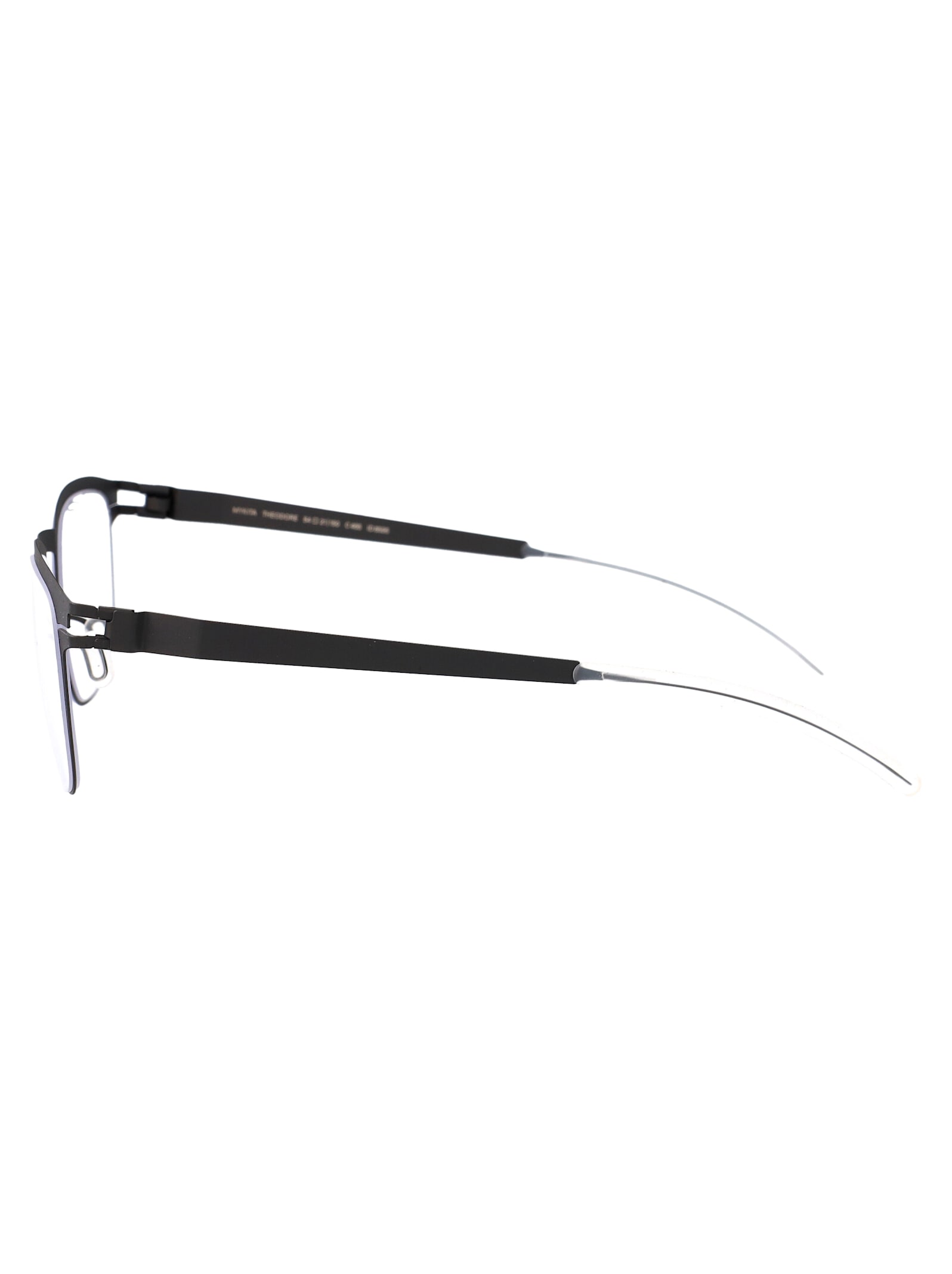 Mykita Storm Grey Metal Glasses In Gray