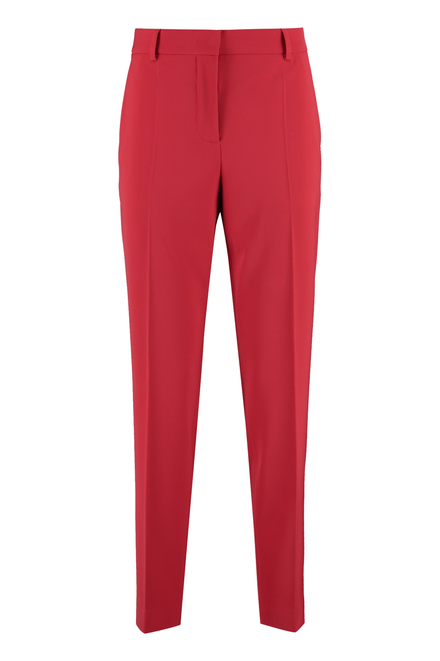 Boutique Moschino Crepe Pants With Straight Legs