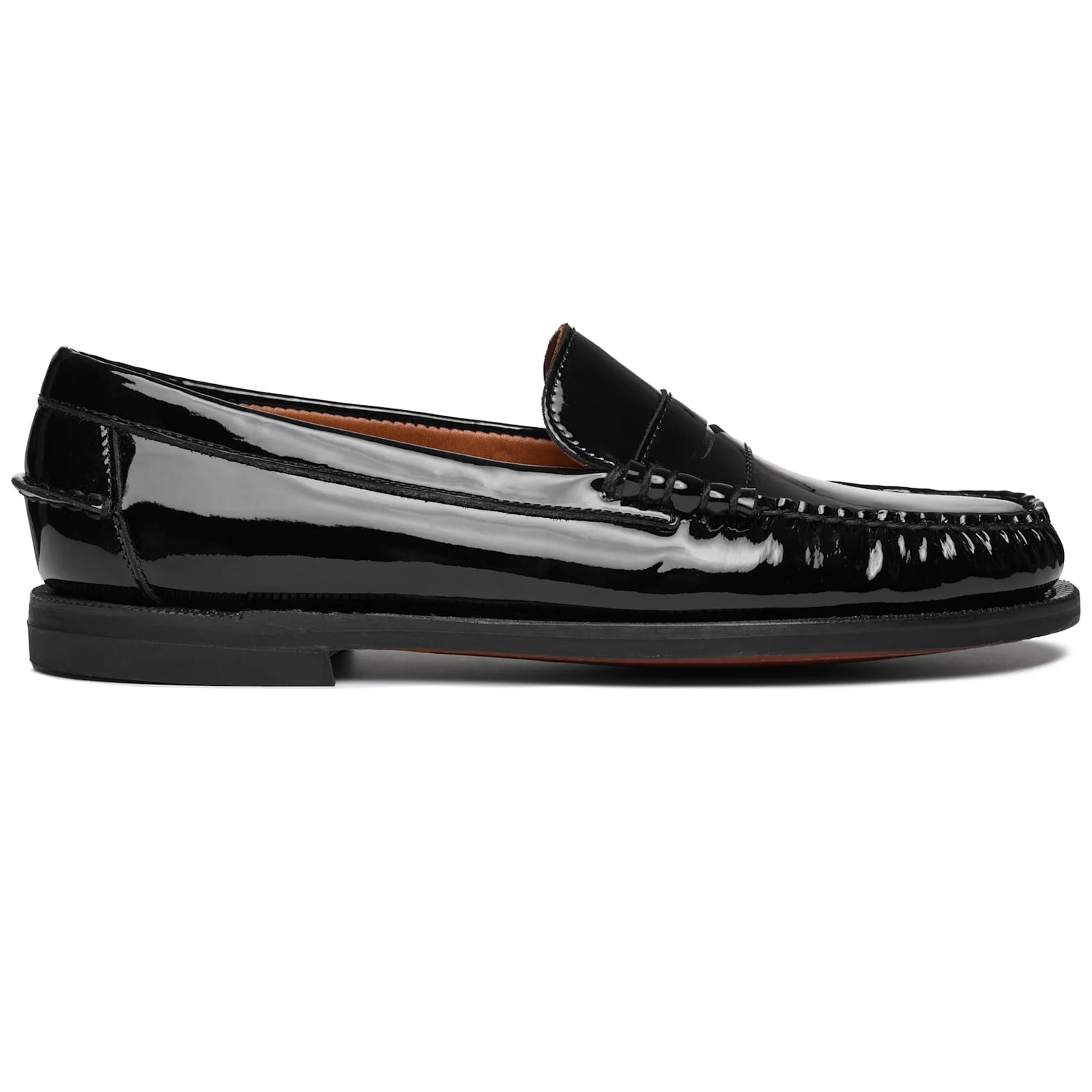 Shop Sebago Classic Dan Patent Leather Wom In Black