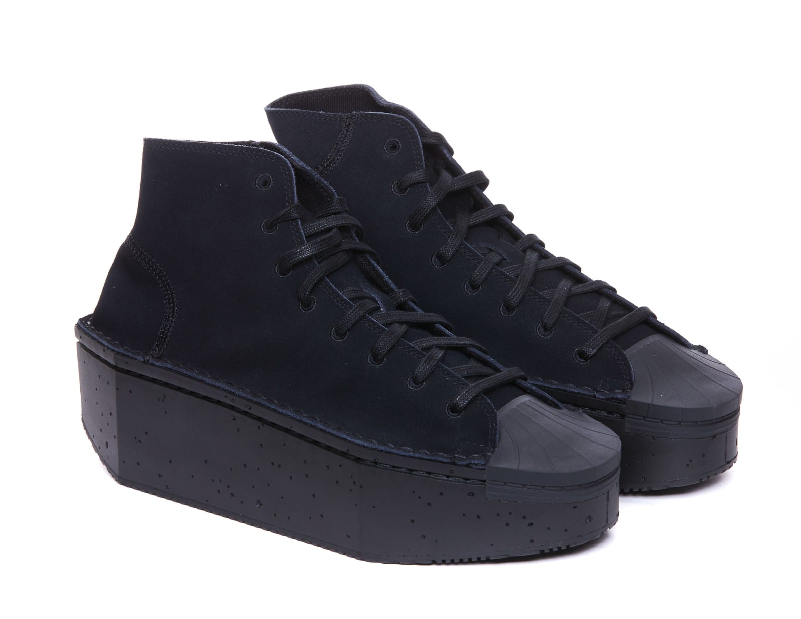 Shop Y-3 Kyasu Hi Sneakers In Black