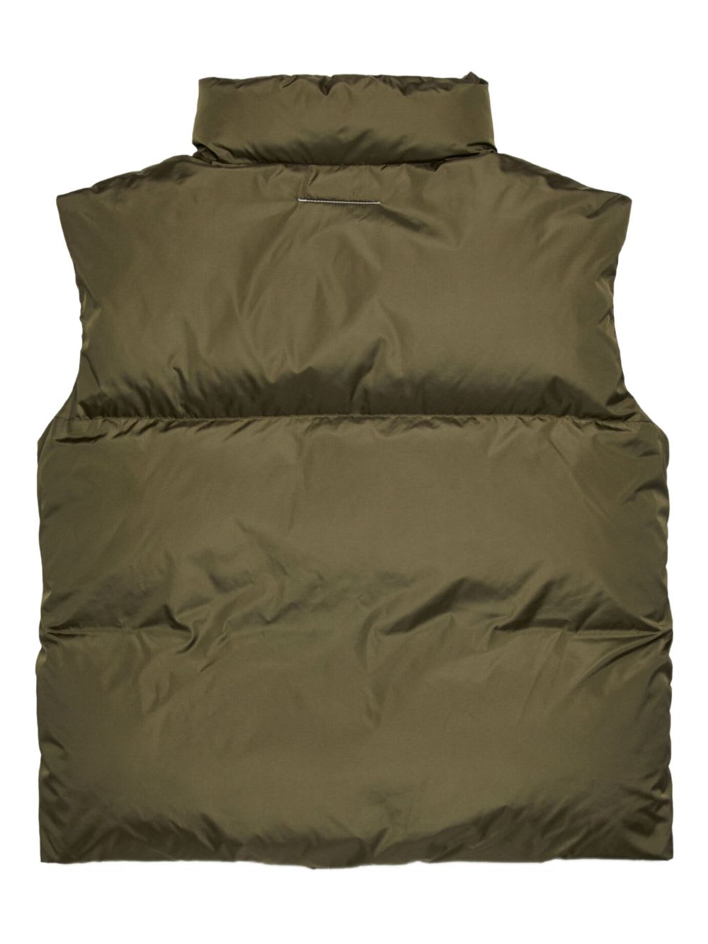 Mm6 Maison Margiela Kids Numeric Graphic Vest In Green