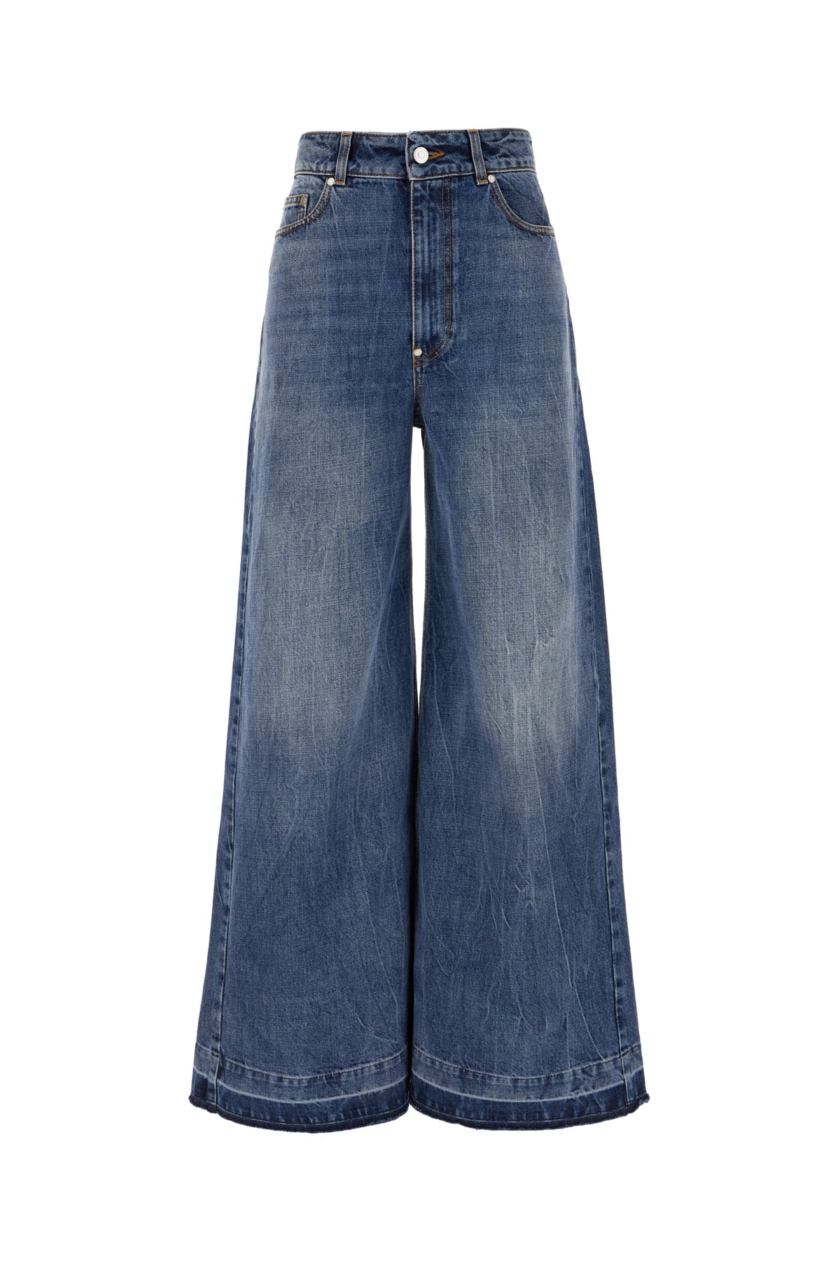 Stella Mccartney Denim Jeans In Mid Blue Vintage