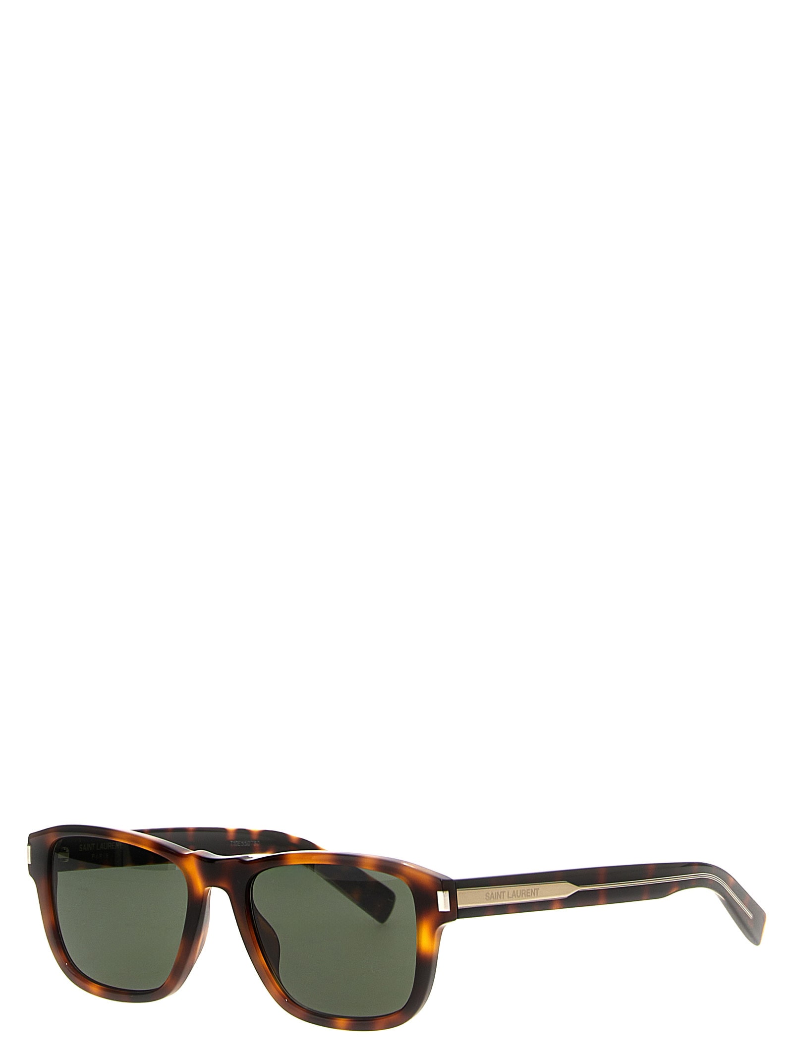 Shop Saint Laurent Sl 710 Sunglasses In Brown