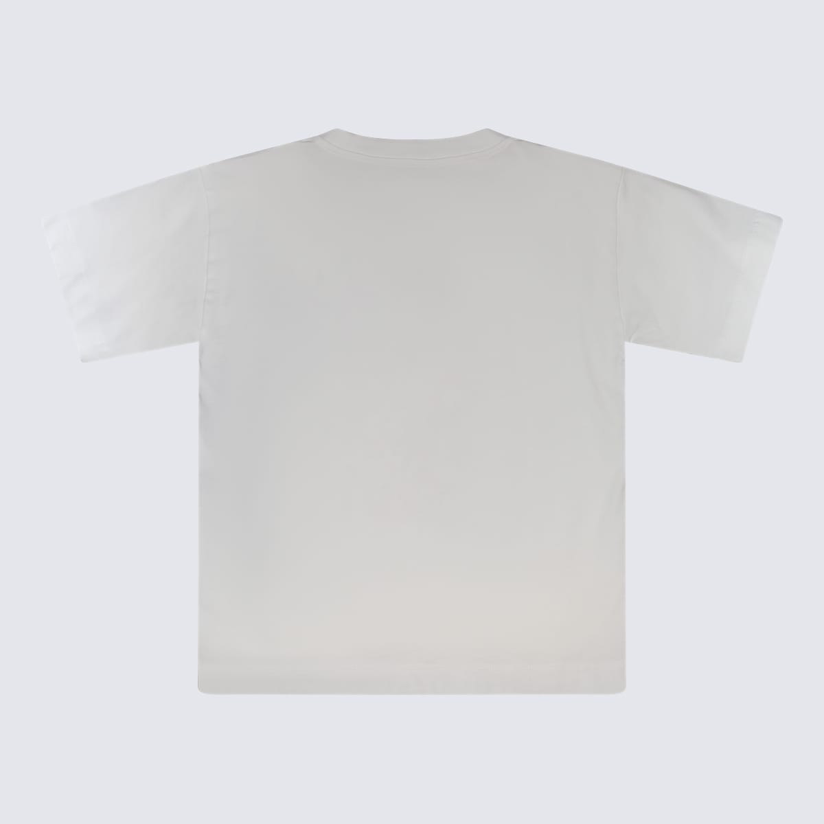 Shop C.p. Company White And Orange Cotton T-shirt In Gauze White
