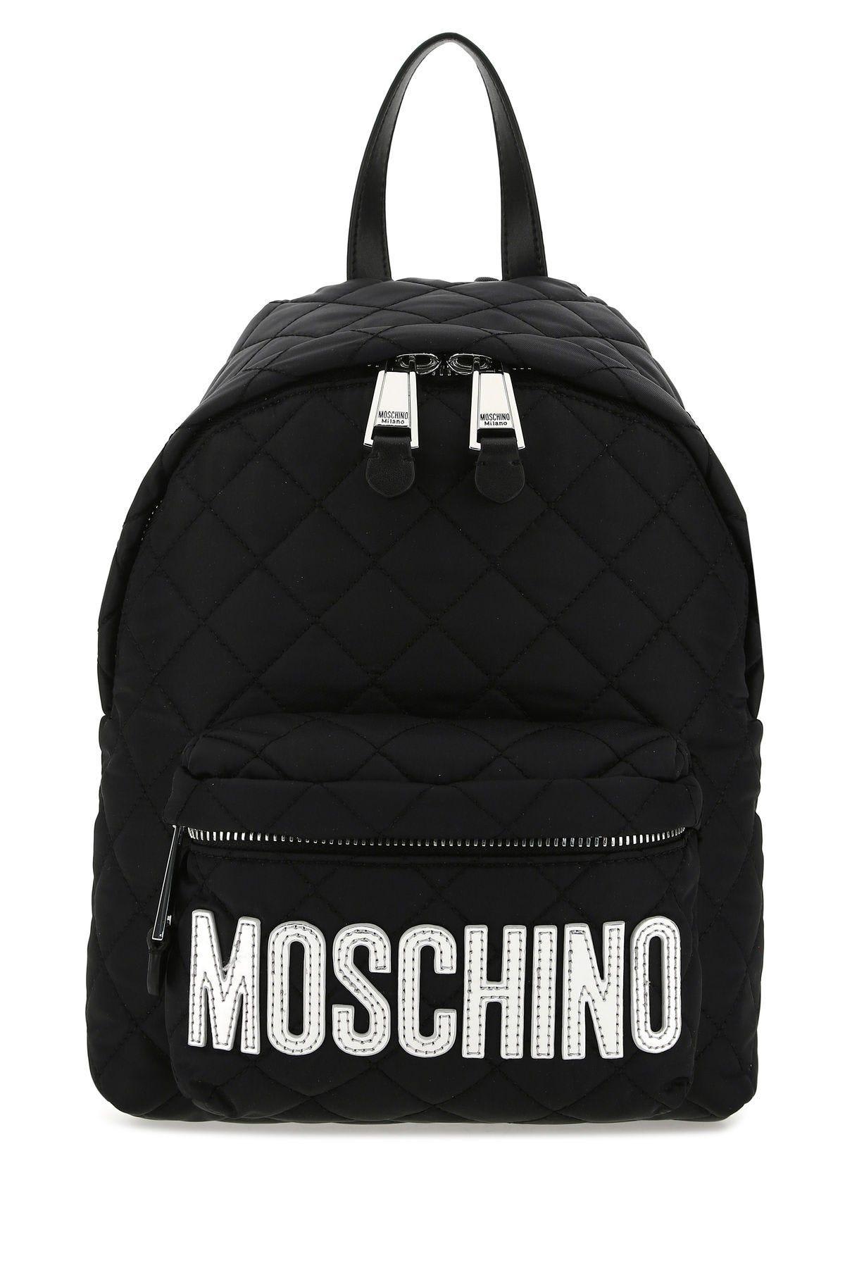 Black Nylon Backpack