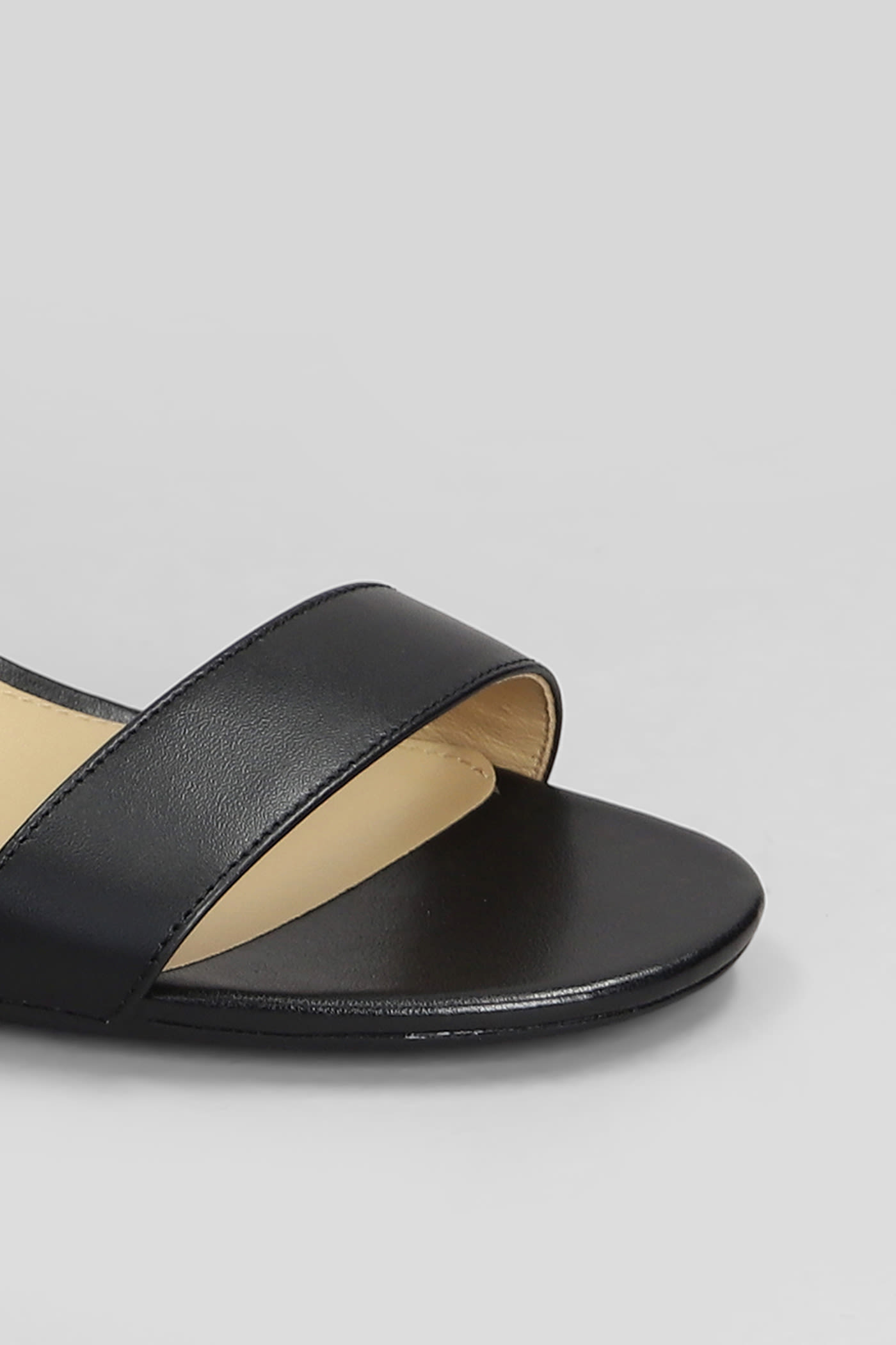 Michael Kors Serena Flex Sandal Sandals In Black Leather
