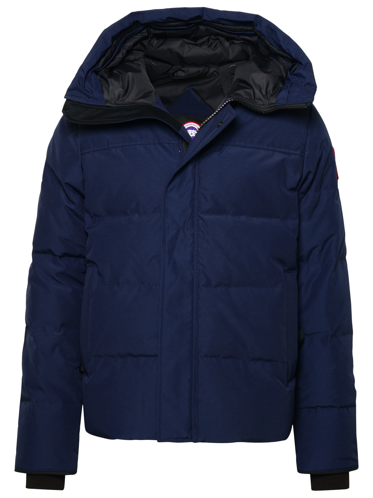 Shop Canada Goose Macmillan Blue Cotton Blend Parka