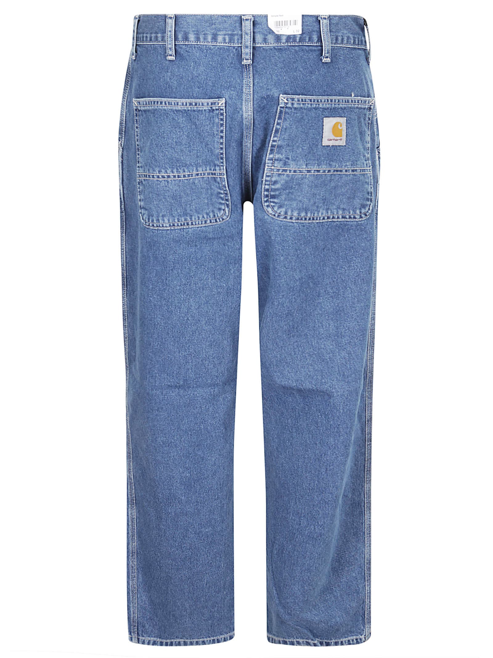 Shop Carhartt Simple Pant In Blue Stone Washed