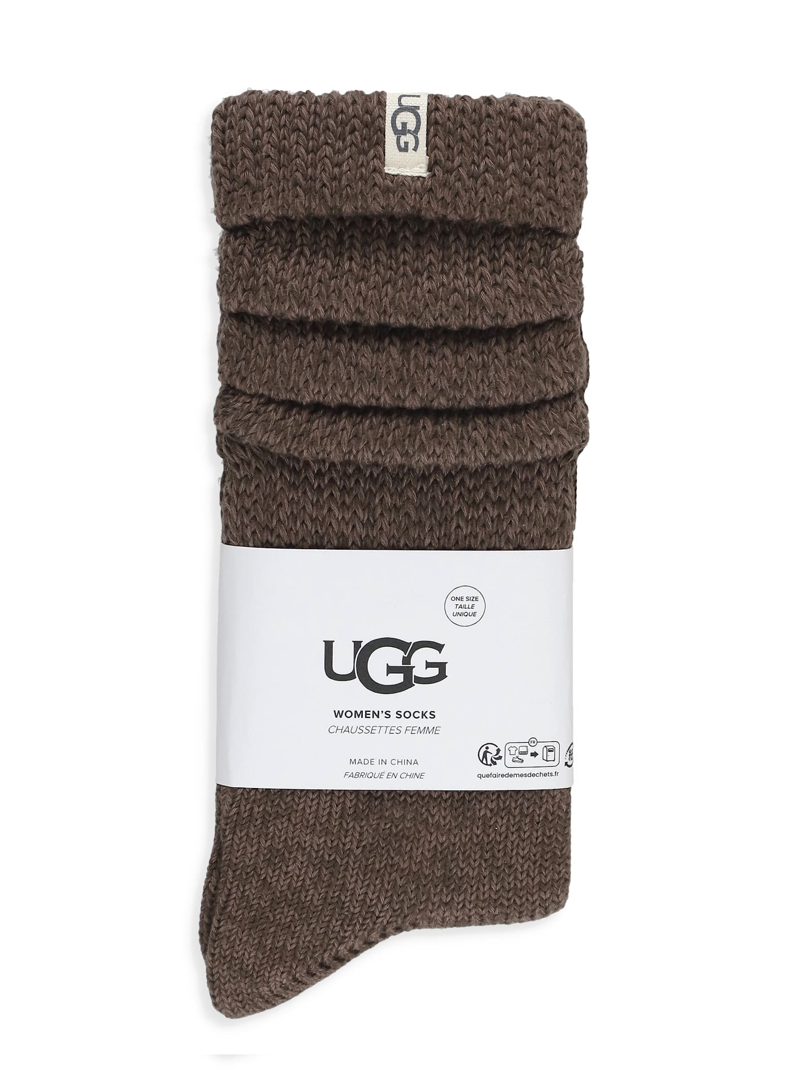 Ugg Cotton Socks In Brown