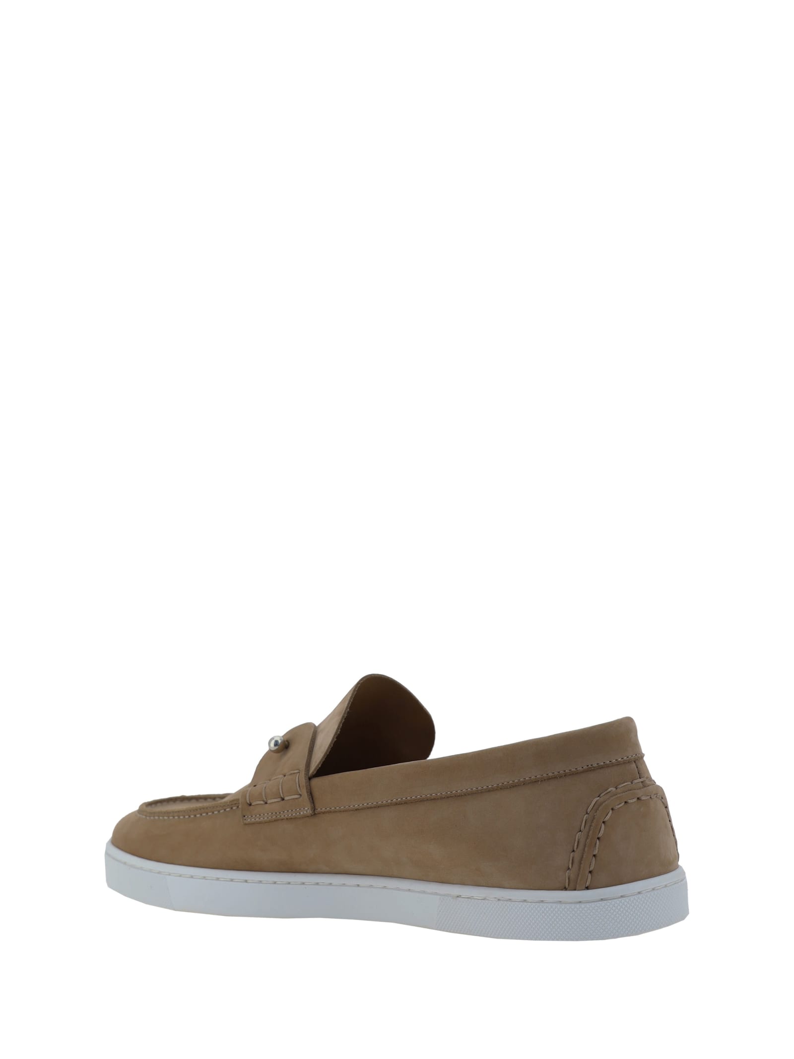 Shop Christian Louboutin Chambeliboat Loafers In Lionne