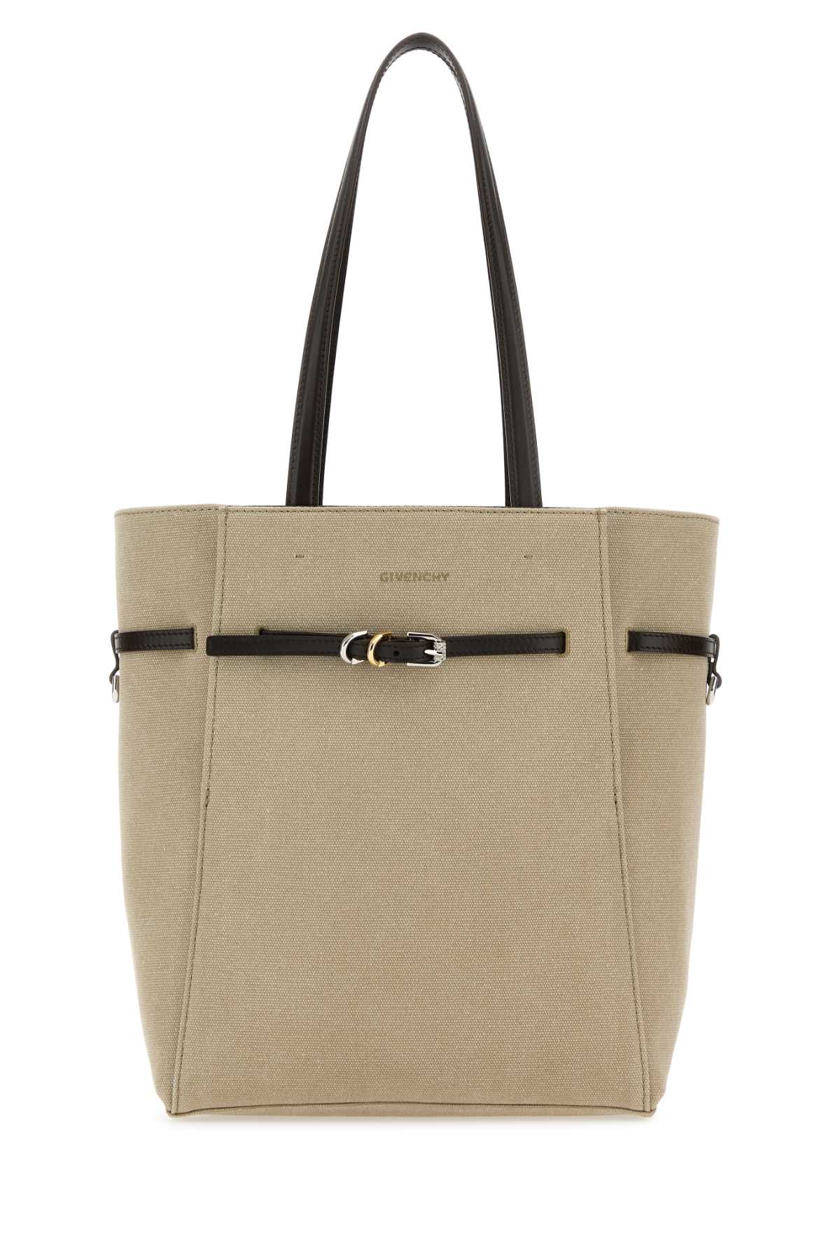Sand Canvas Small Voyou Shopping Bag