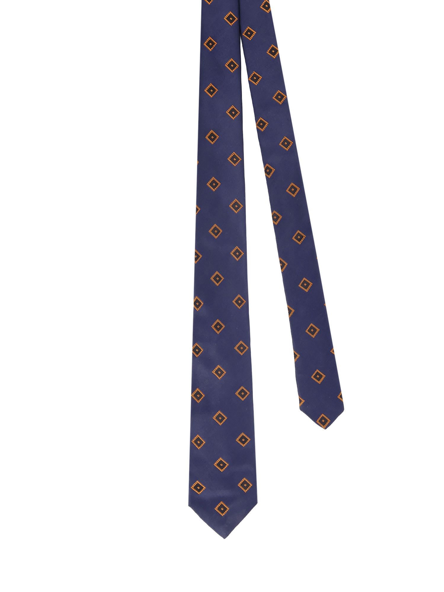 Kiton Silk Tie In Blue