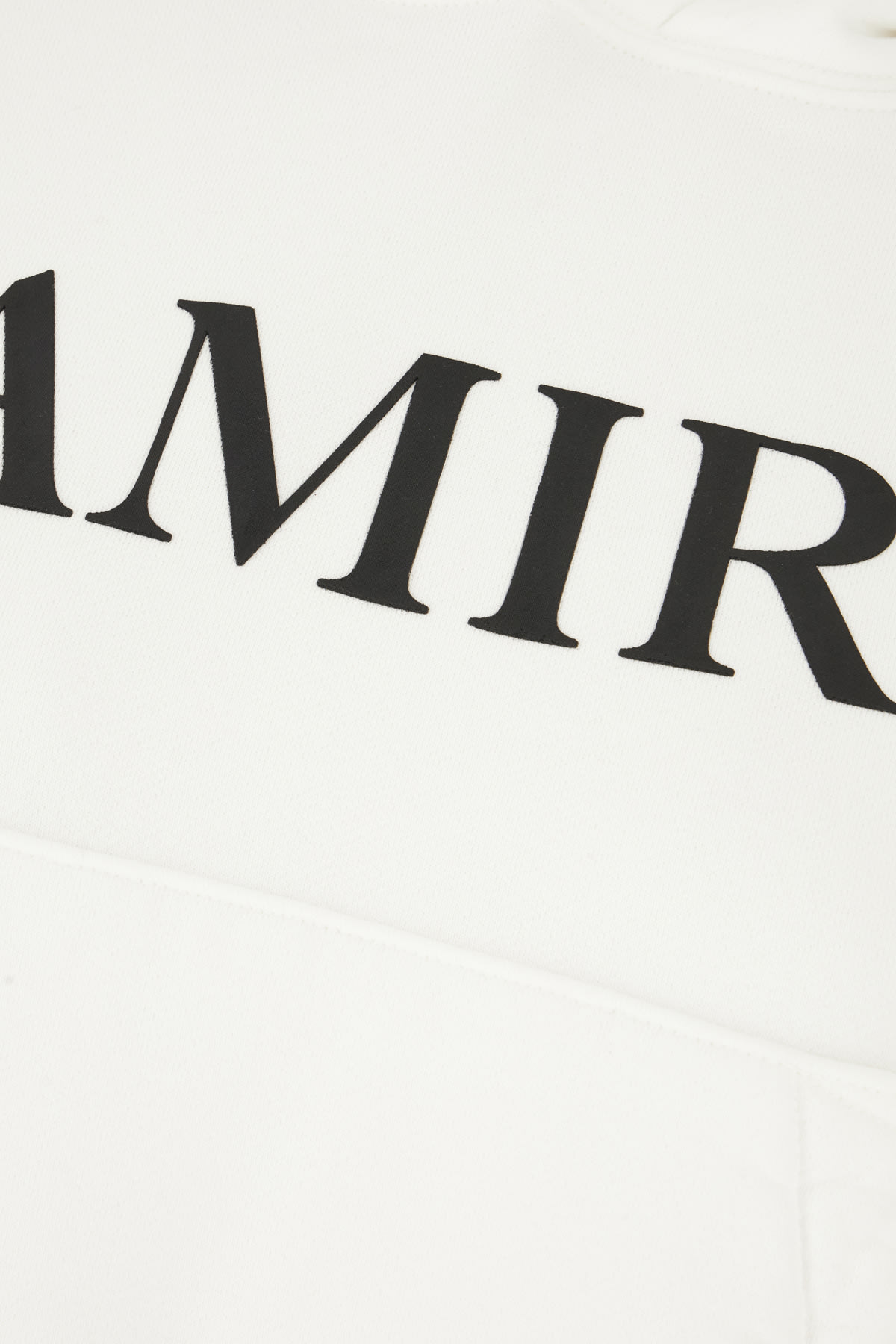 Amiri Cotton Hooded Sweatshirt Pockets In White
