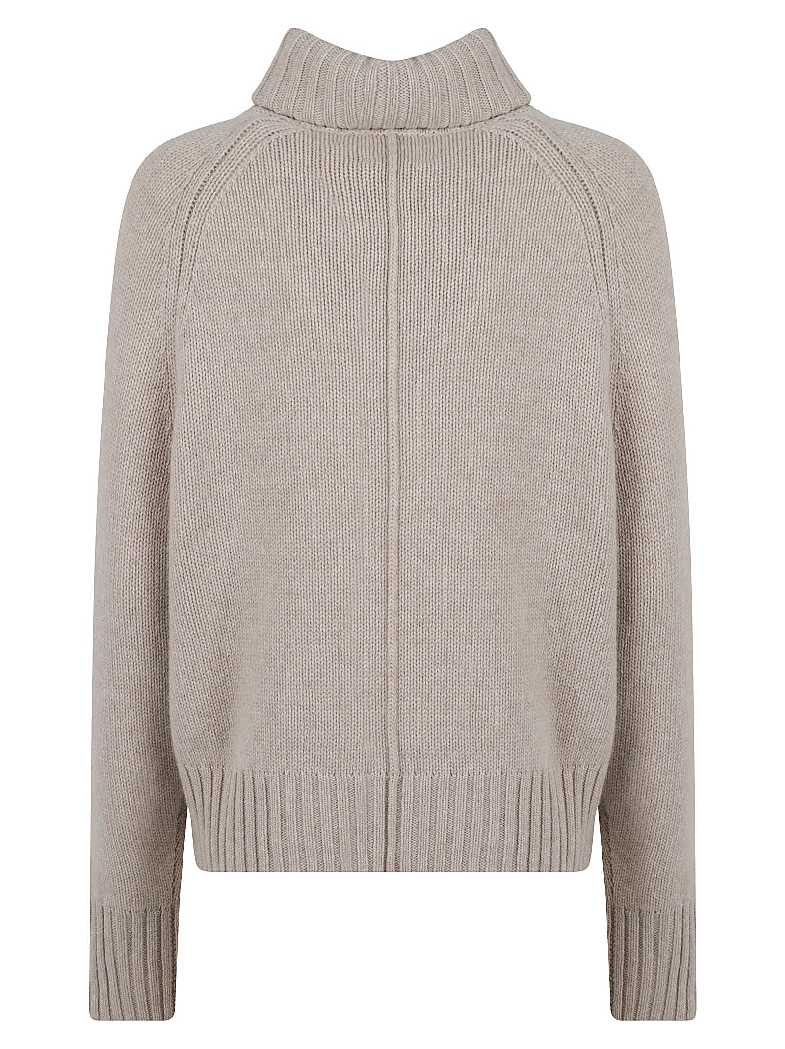 Shop Allude Turtleneck Jumper In Marble Mel