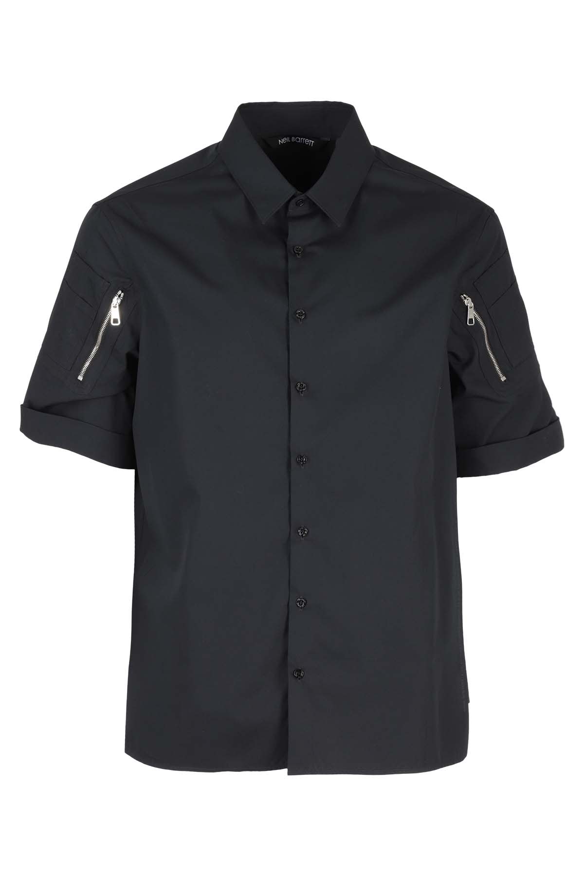 NEIL BARRETT SHIRT,PBCM1461SQ002S 01 BLACK