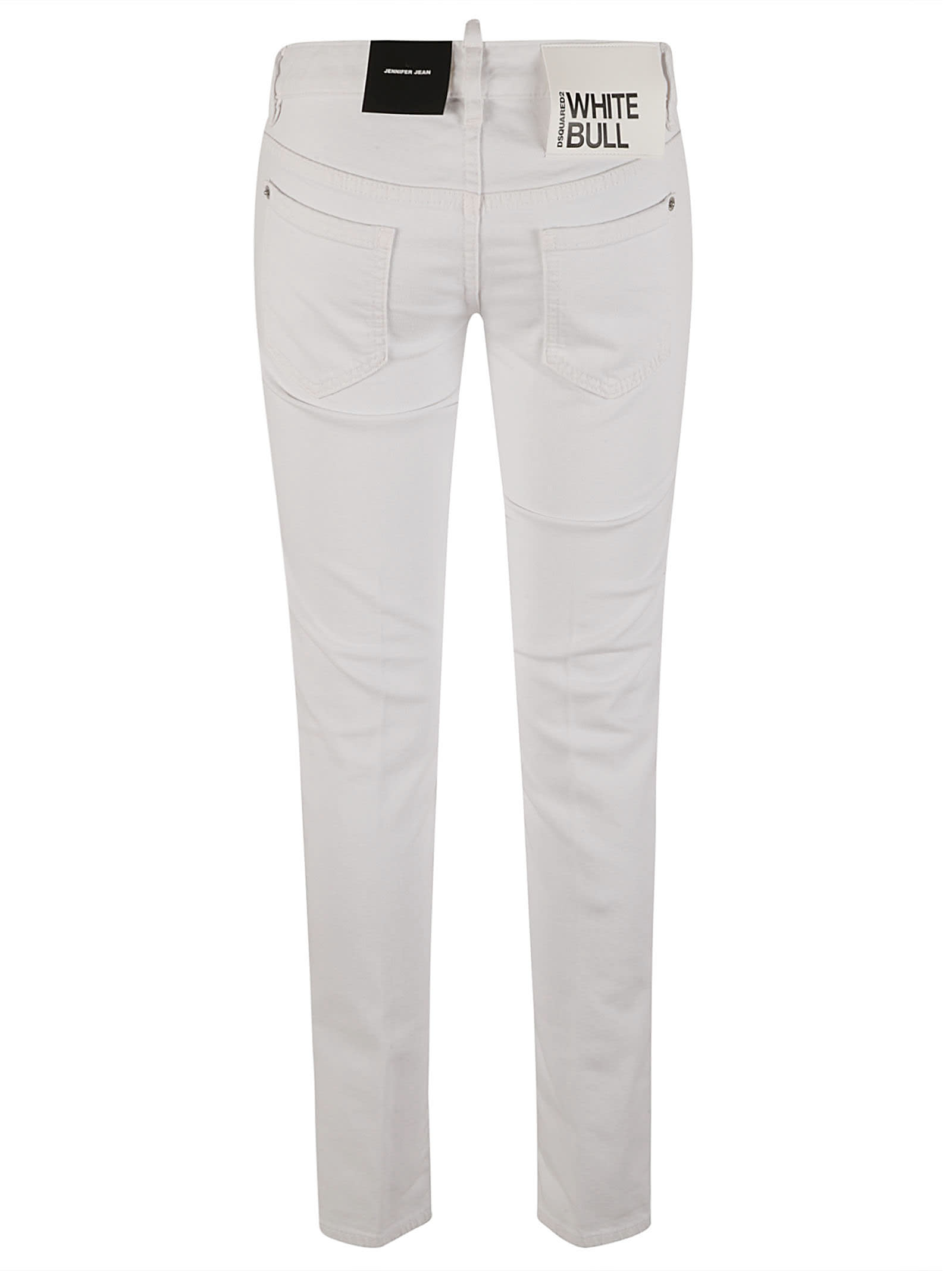 Shop Dsquared2 Jennifer Jeans In White