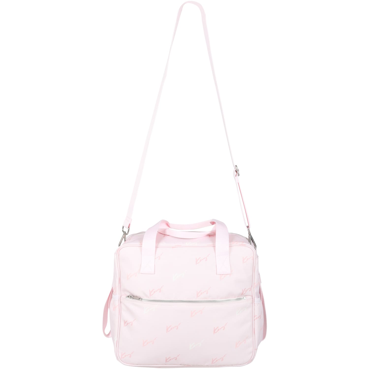 Kenzo Kids Pink Changing Bag For Baby Girl