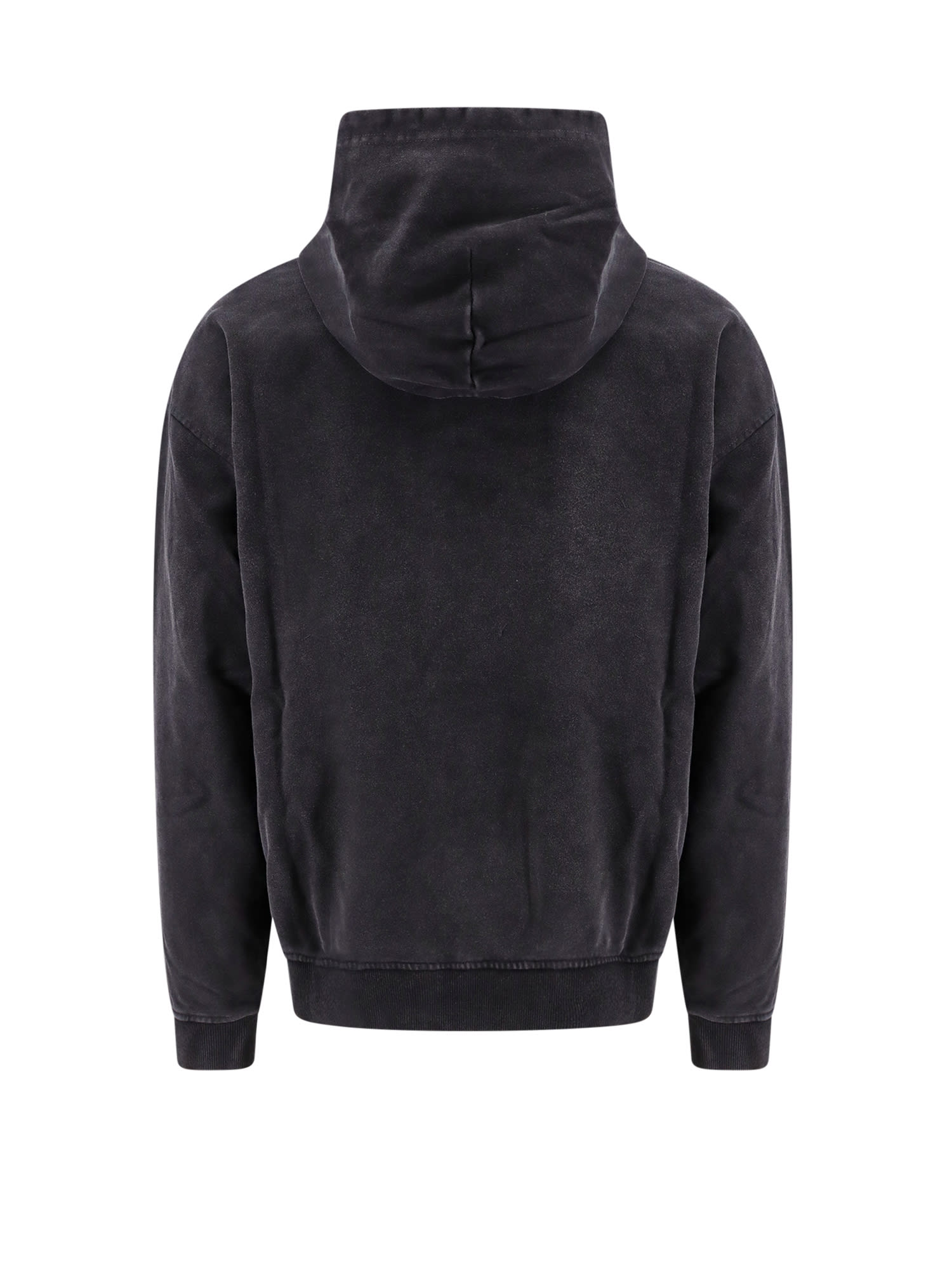 Shop Diesel S-boxt-hood-q7 Sweatshirt In Black