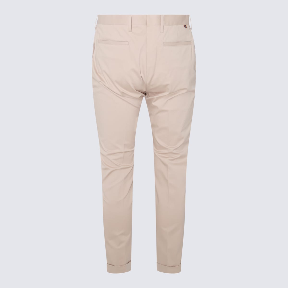 Shop Paul Smith Cotton Blend Trousers In Parc