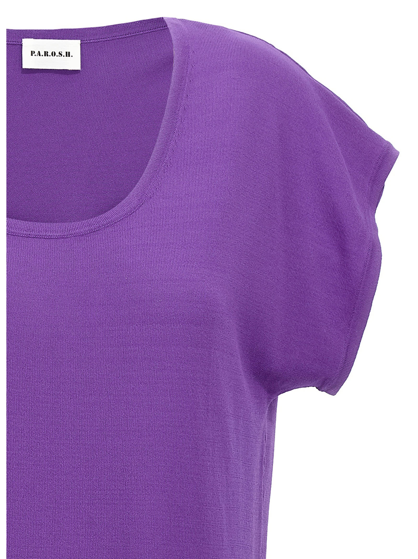 Shop P.a.r.o.s.h Roux T-shirt In Purple
