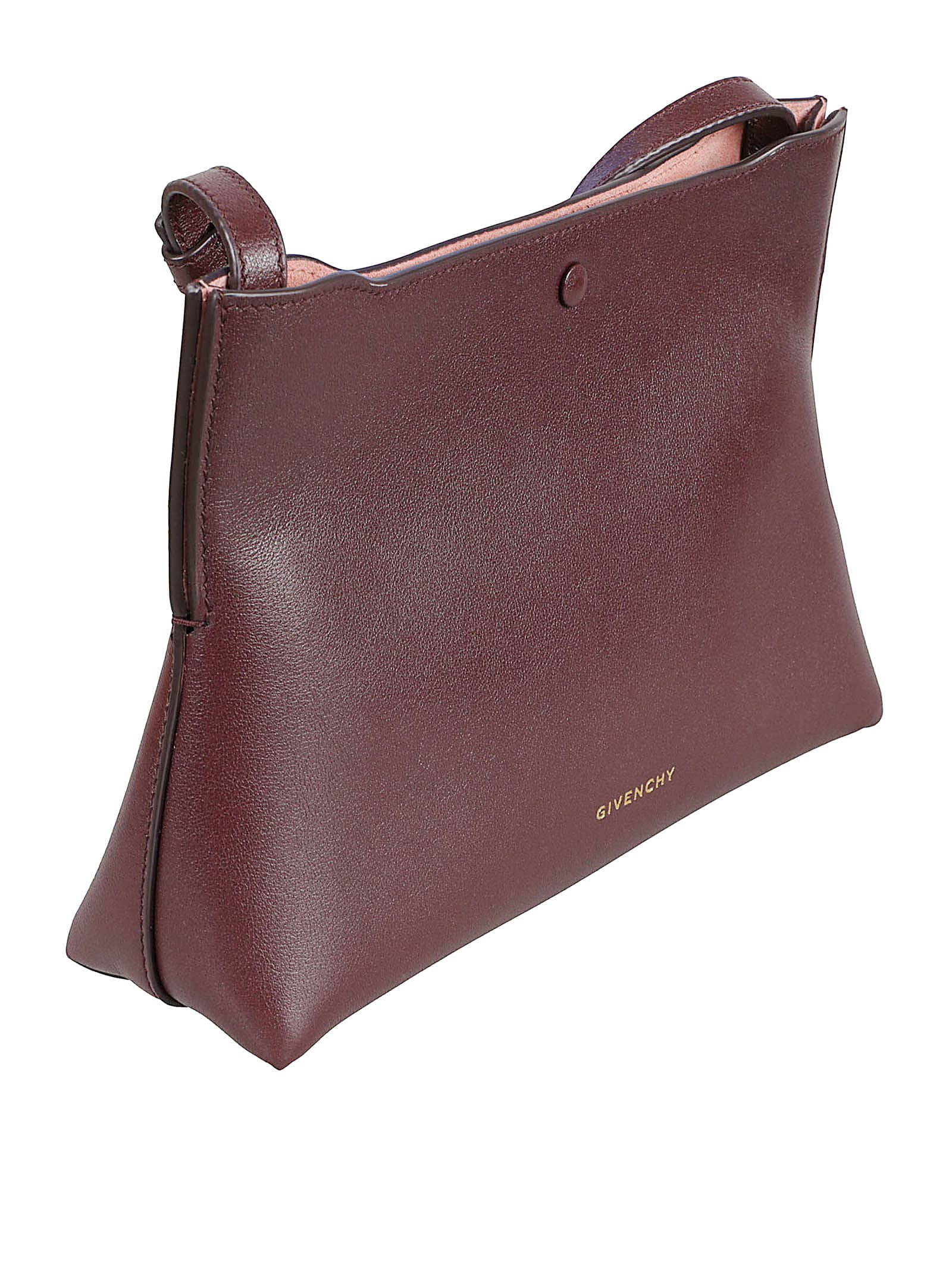 Givenchy Day Flat Pochette In Burgundy