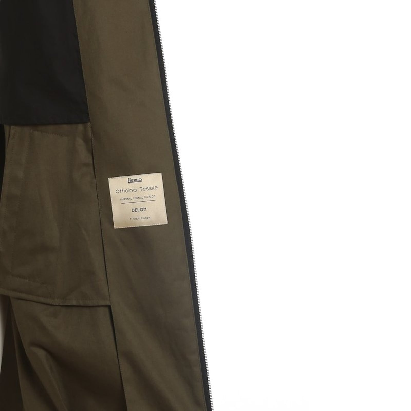 Herno Hooded Parka With Drawstring And Functional Pockets In Green