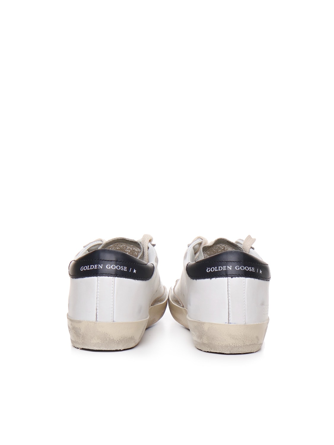 Shop Golden Goose Superstar Sneakers In White/ice/black