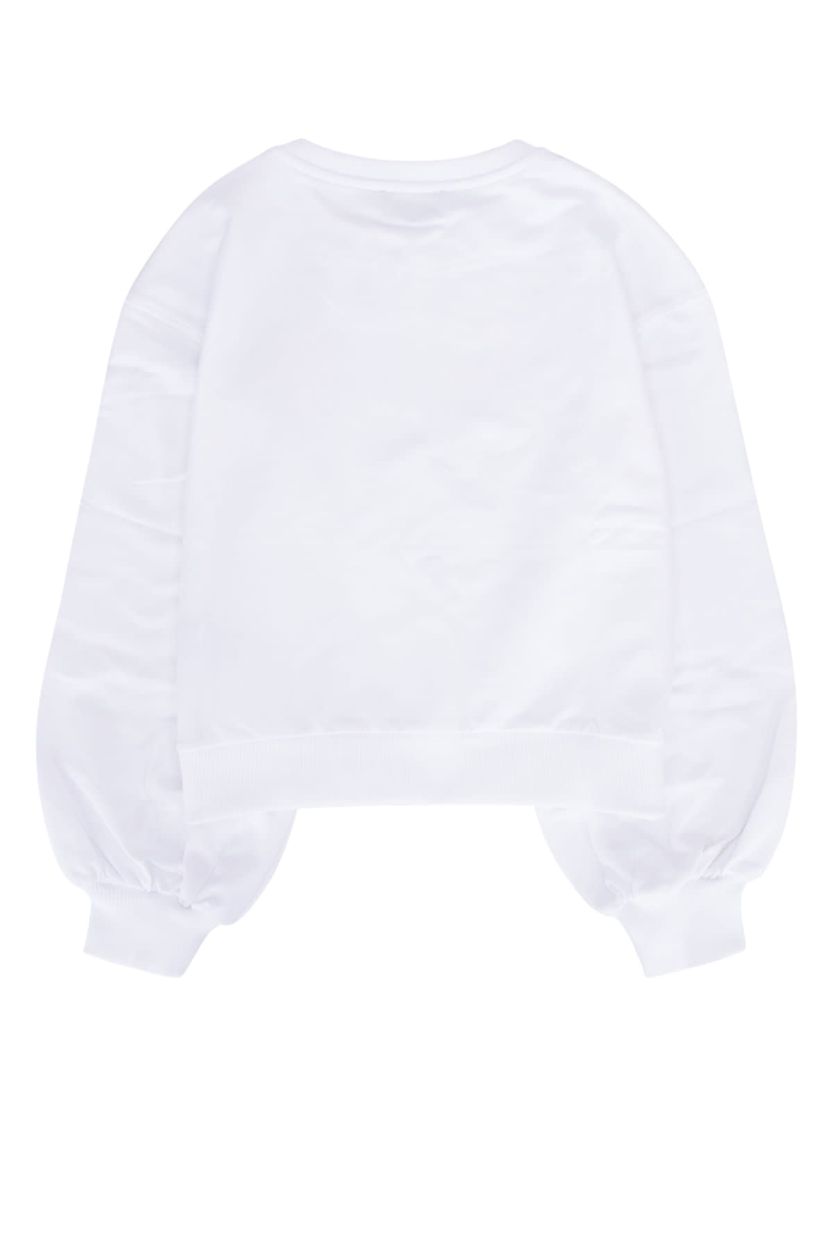 Moschino Felpa In Bianco