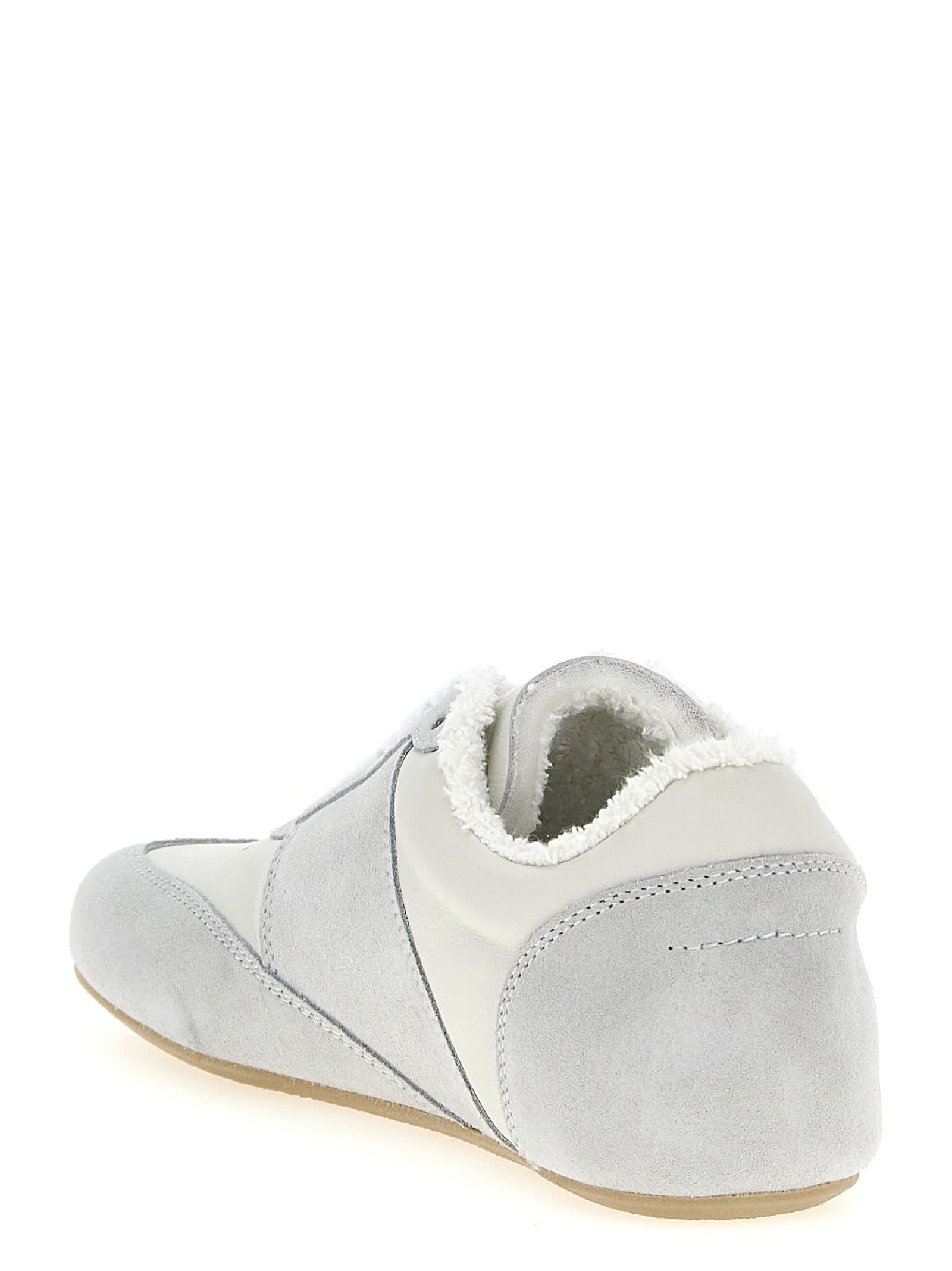 Shop Mm6 Maison Margiela Anatomic Sneakers In Gray
