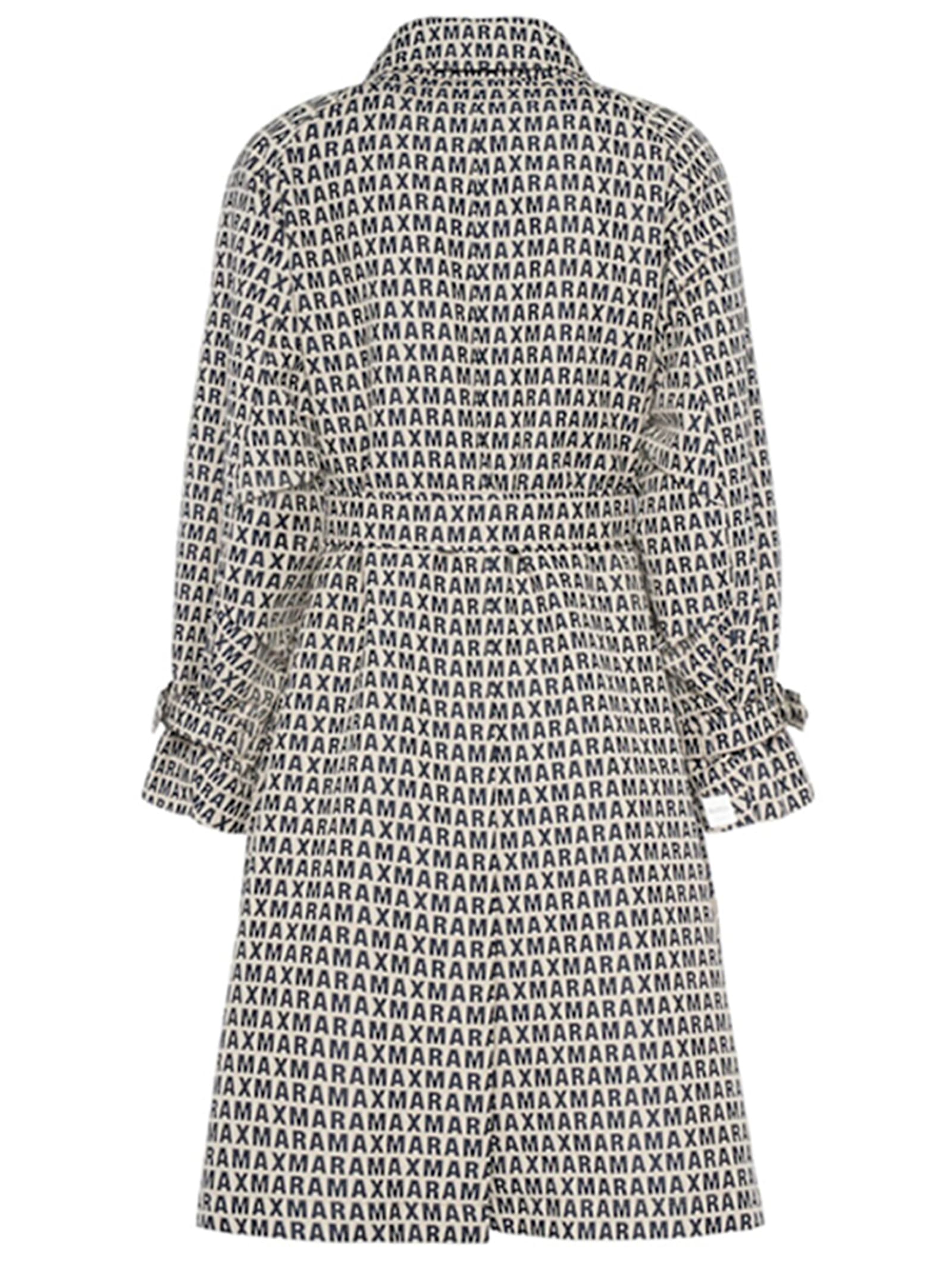 Max Mara The Cube Lucio Raincoat In Gray