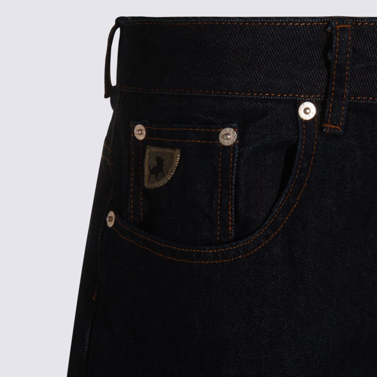 Lois Black Hera Cotton Jeans In Blue