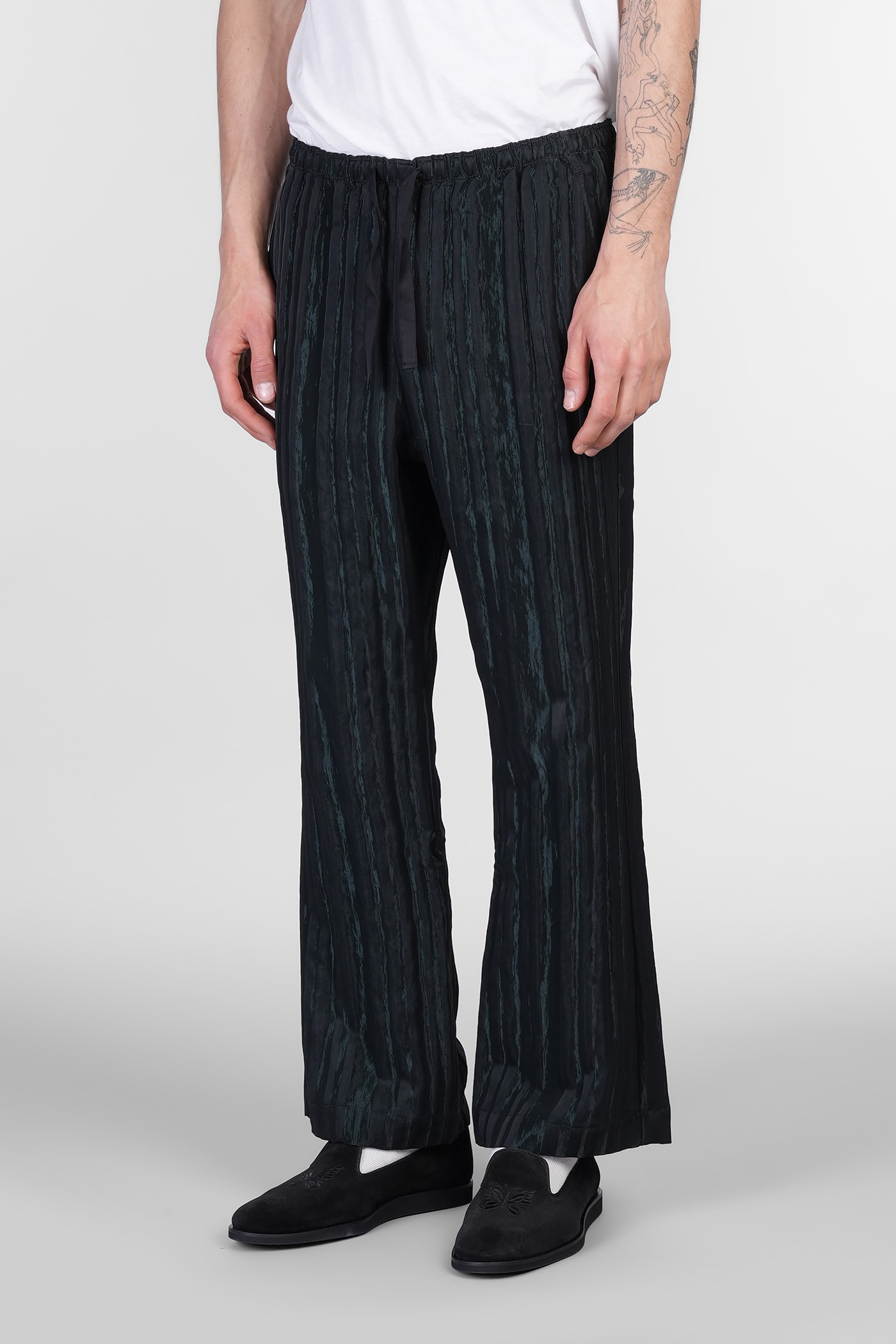 Needles Pants In Green Rayon