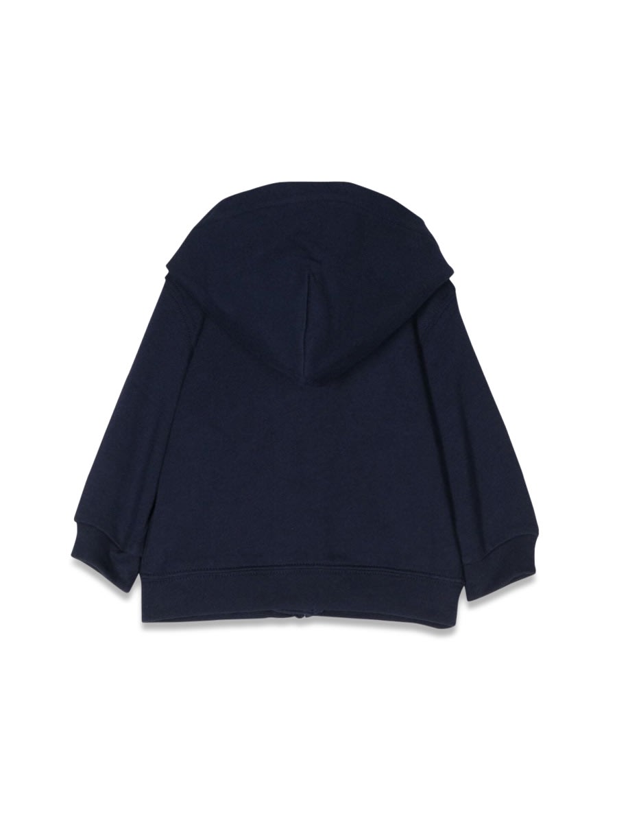 Shop Ralph Lauren Bear Bubble-knitshirts-sweatshirt In Blue