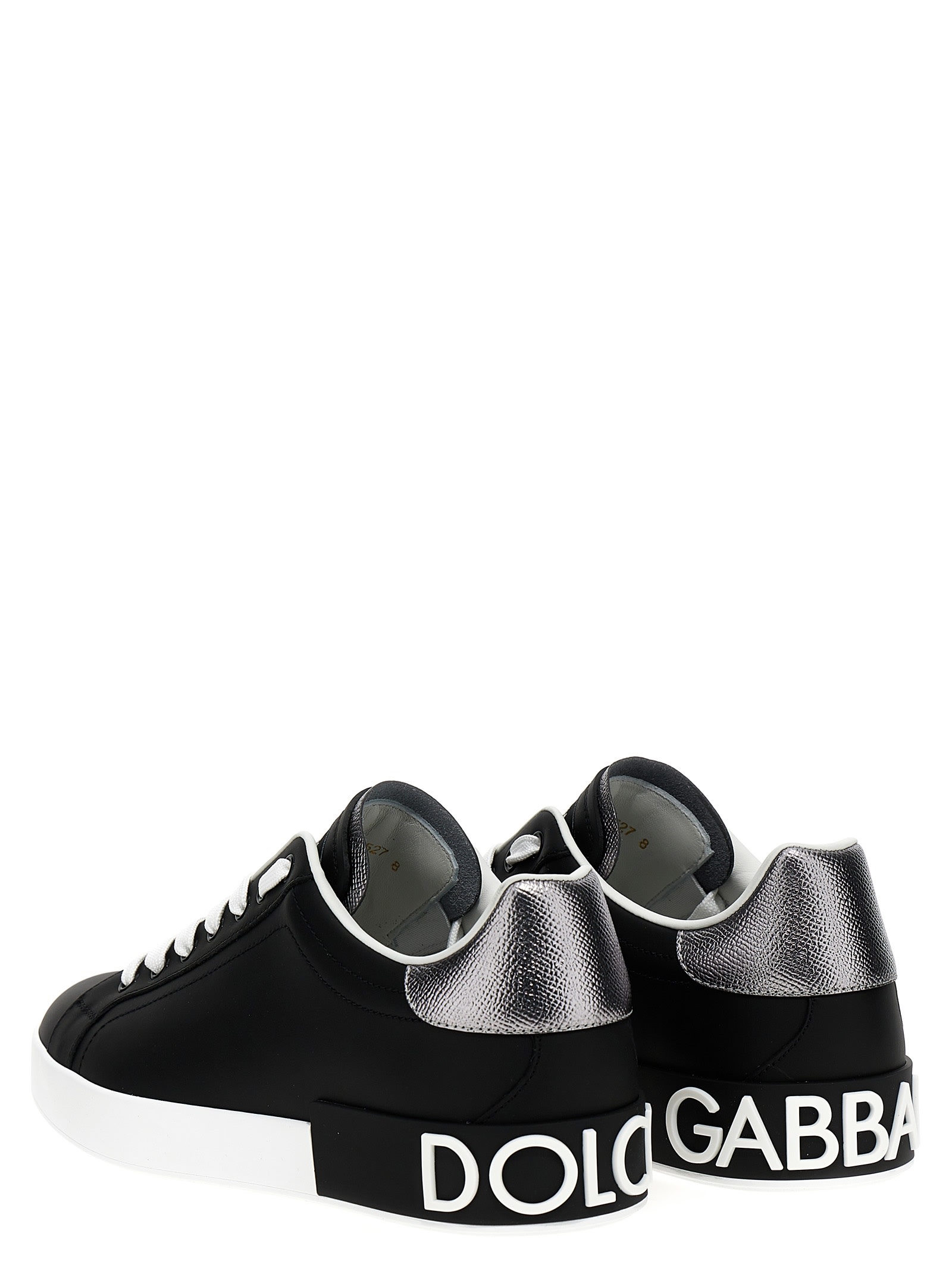 Shop Dolce & Gabbana Portofino Sneakers In Black