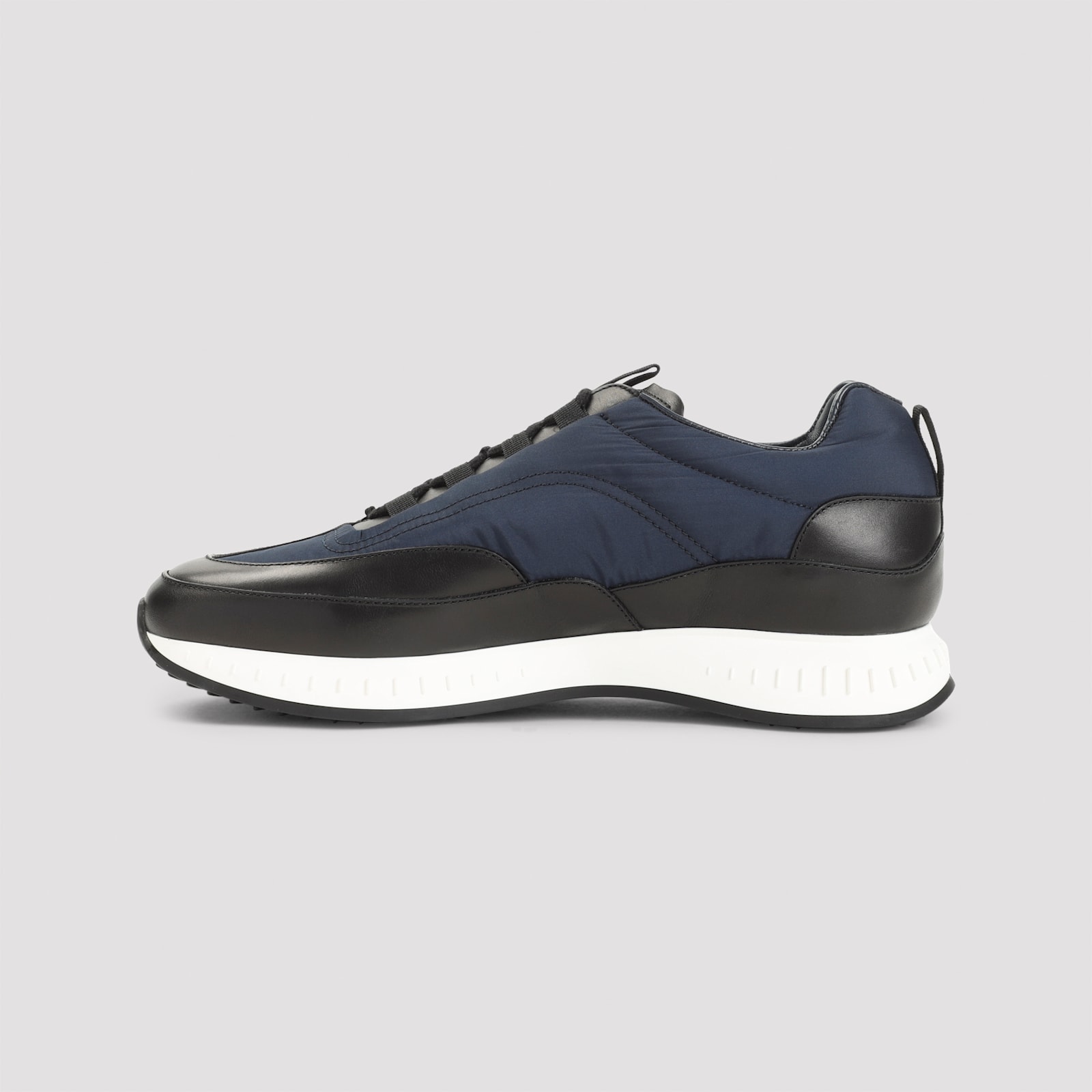 John Lobb Stylish Sneakers With Contrast Sole And Pull Tab In Black