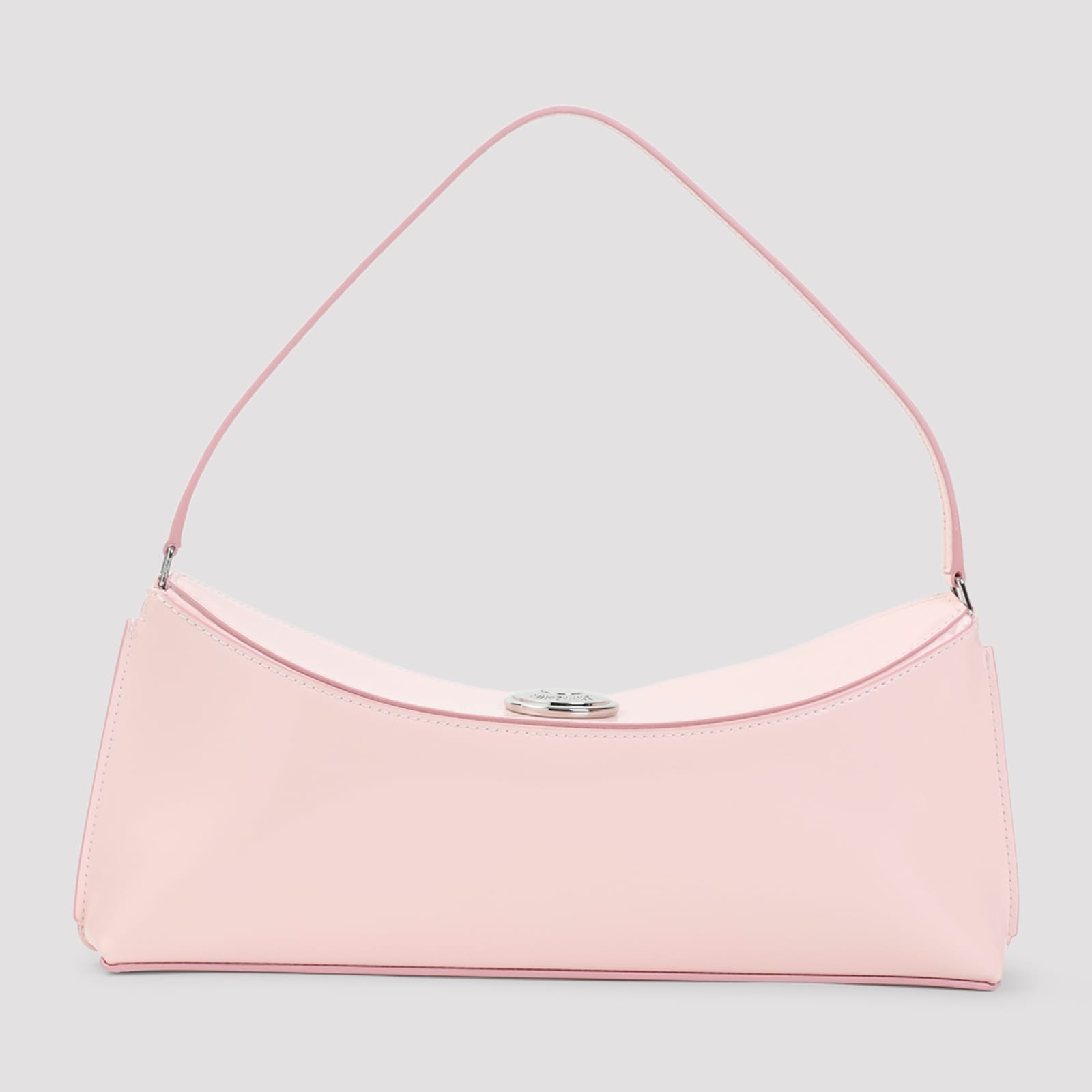 Jacquemus Smooth Pink Leather Le Calisso Handbag In Pink