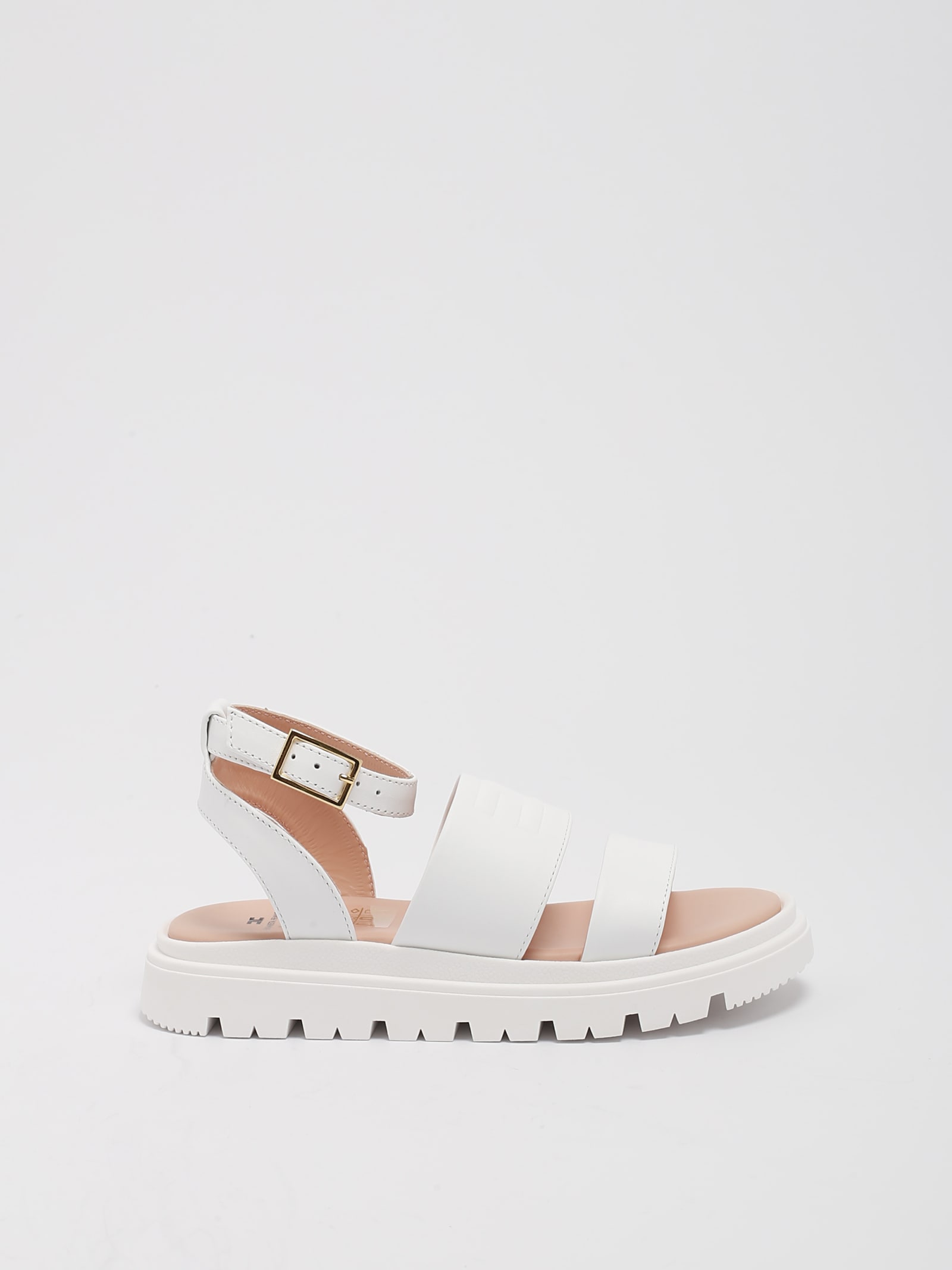 Shop Elisabetta Franchi Sandals Sandal In Bianco